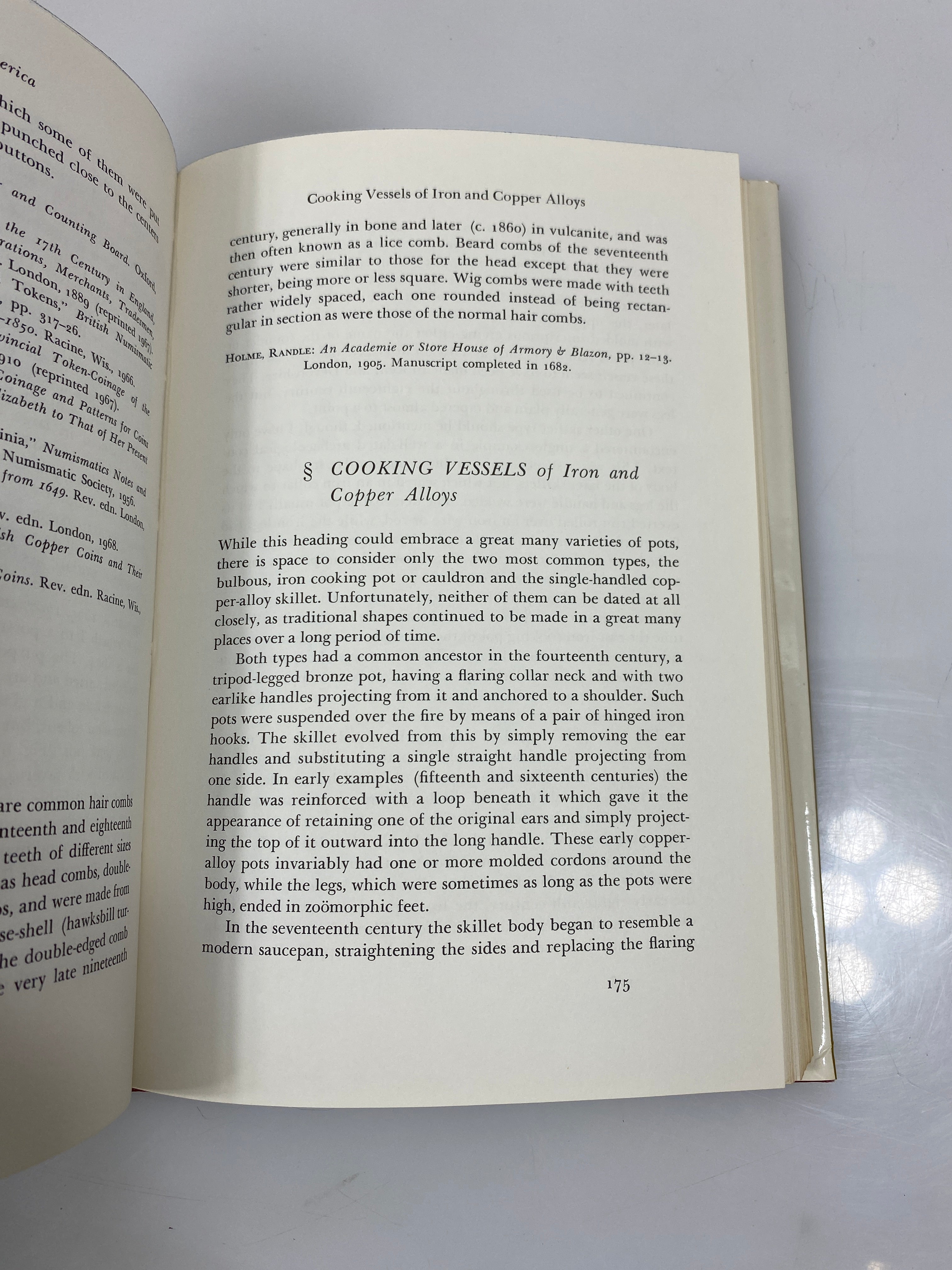 A Guide to Artifacts of Colonial America by Hume 1974 HCDJ
