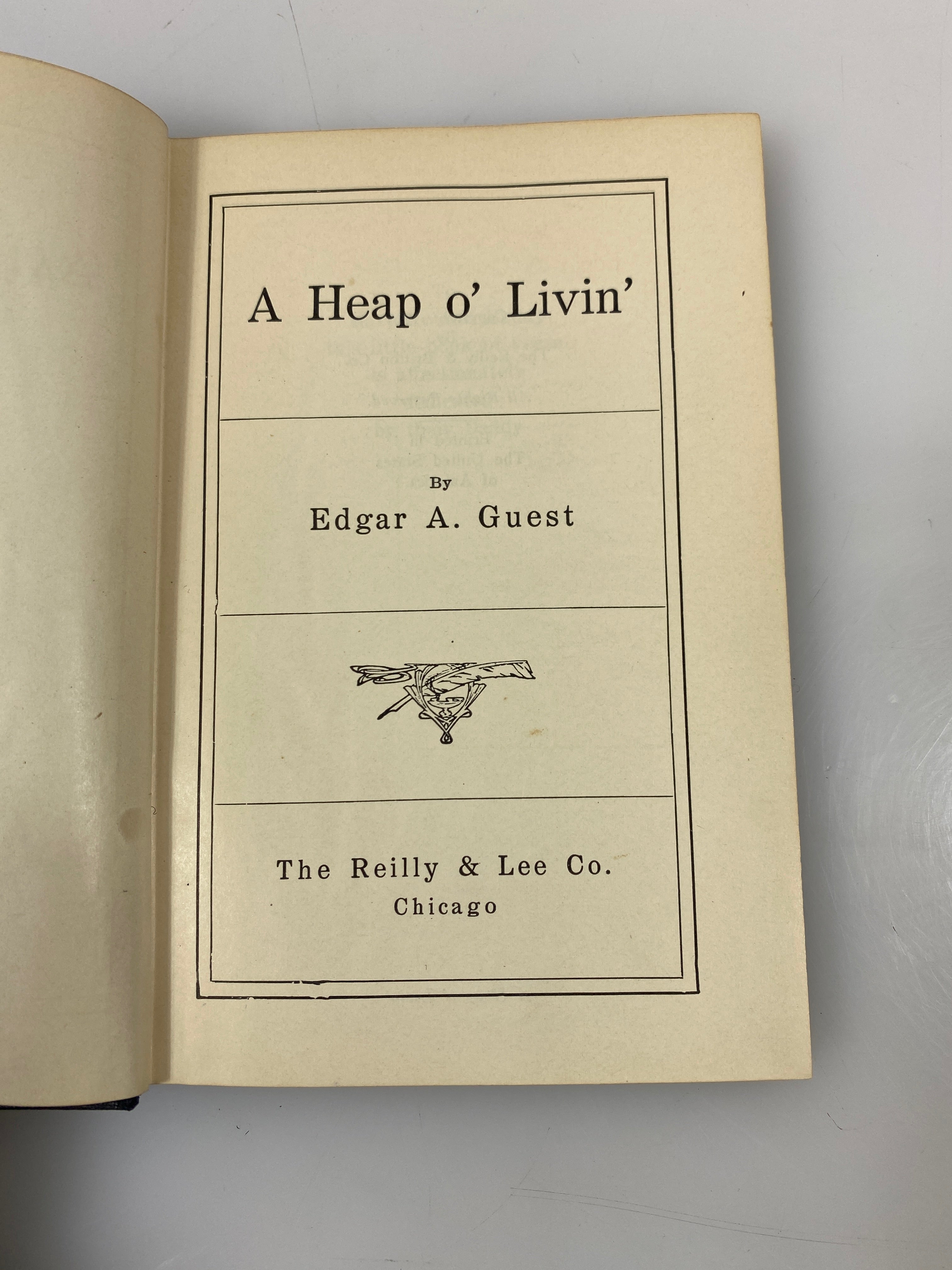 A Heap o' Livin' by Edgar Guest 1916 HC