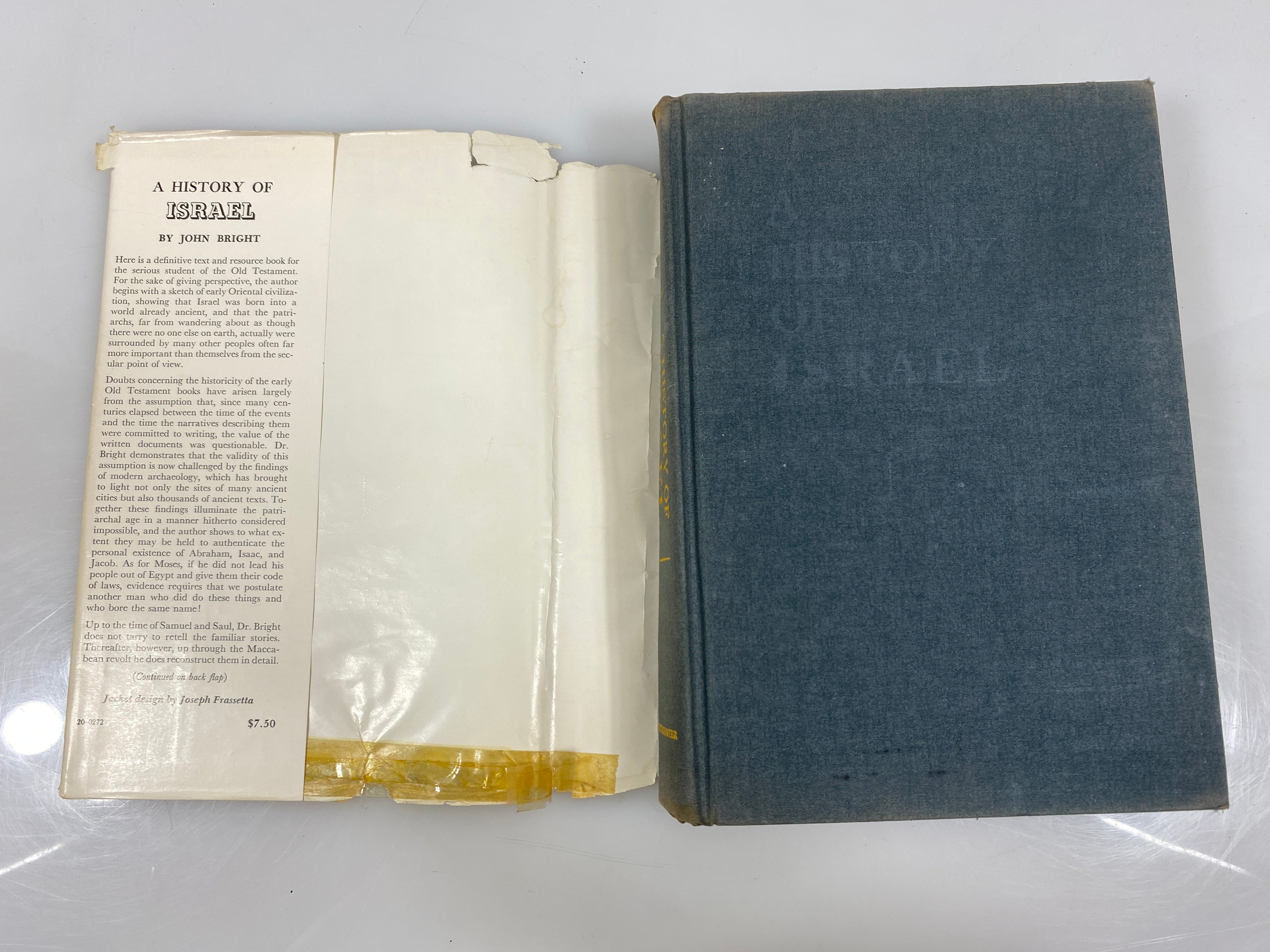 A History of Israel by John Bright 1959 HCDJ