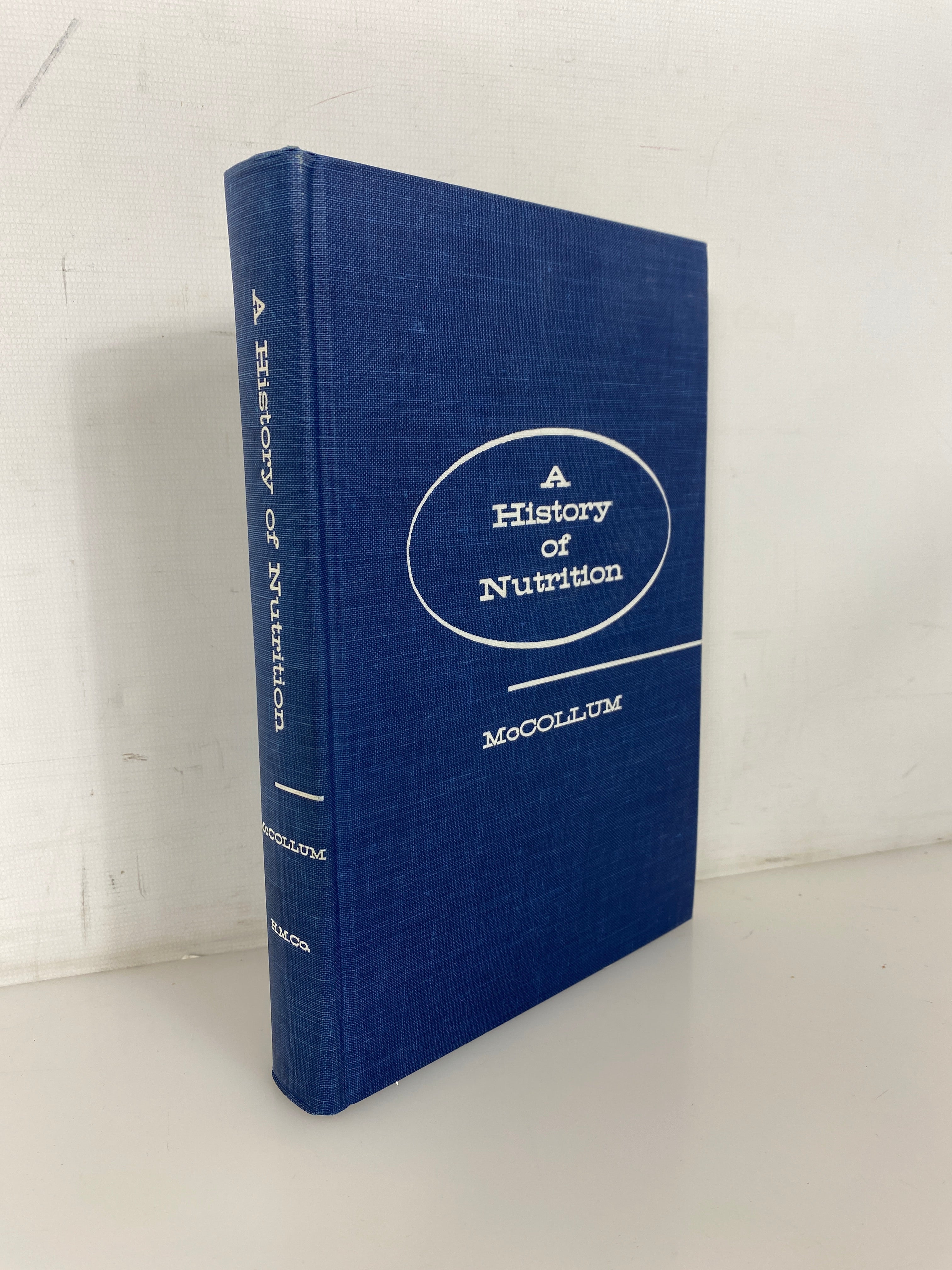 A History of Nutrition by McCollum 1957 Houghton Mifflin Vintage HC