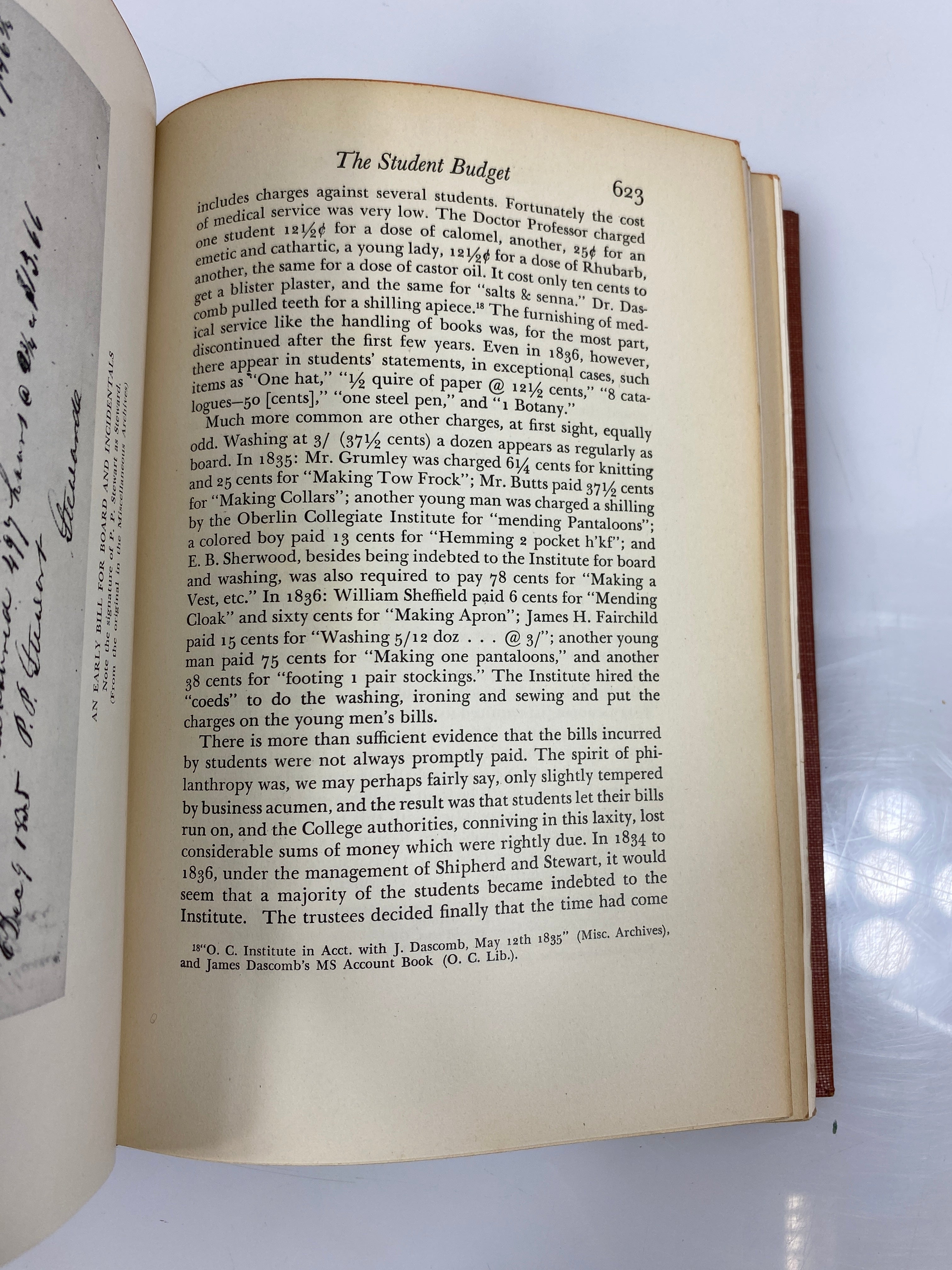 A History of Oberlin College Vol II by Fletcher 1943 HC