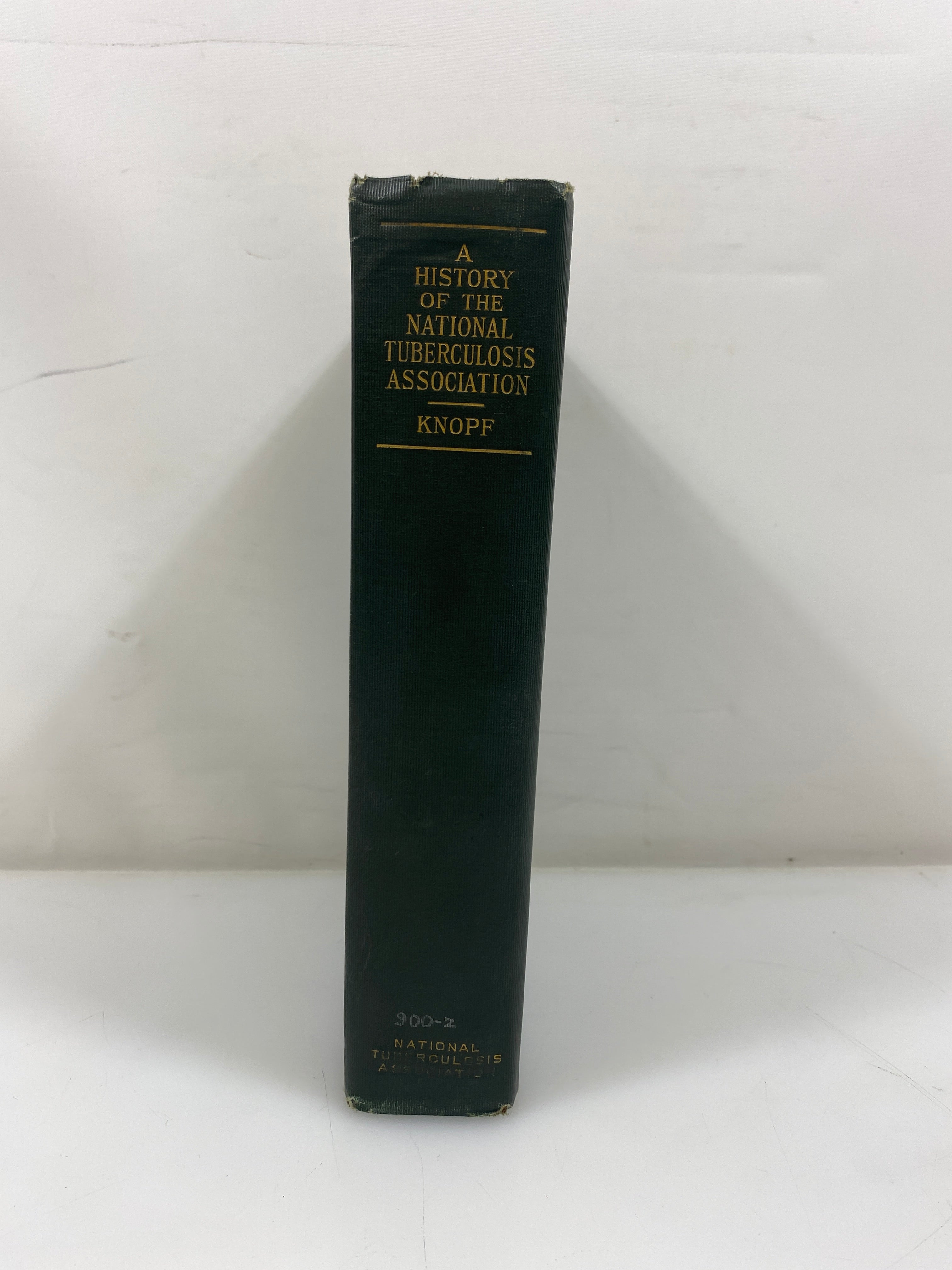 A History of the National Tuberculosis Association by Knopf 1922 HC
