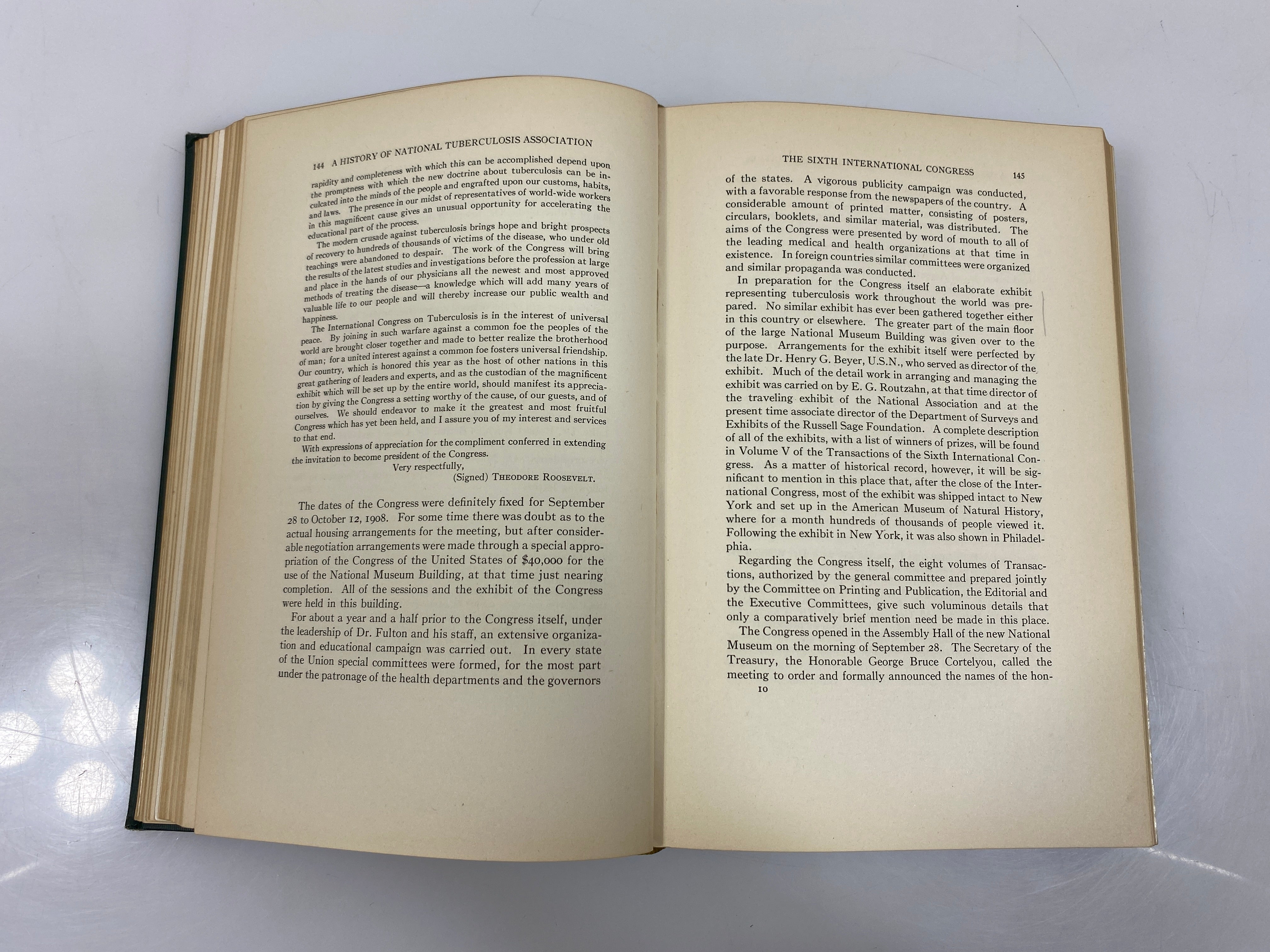 A History of the National Tuberculosis Association by Knopf 1922 HC