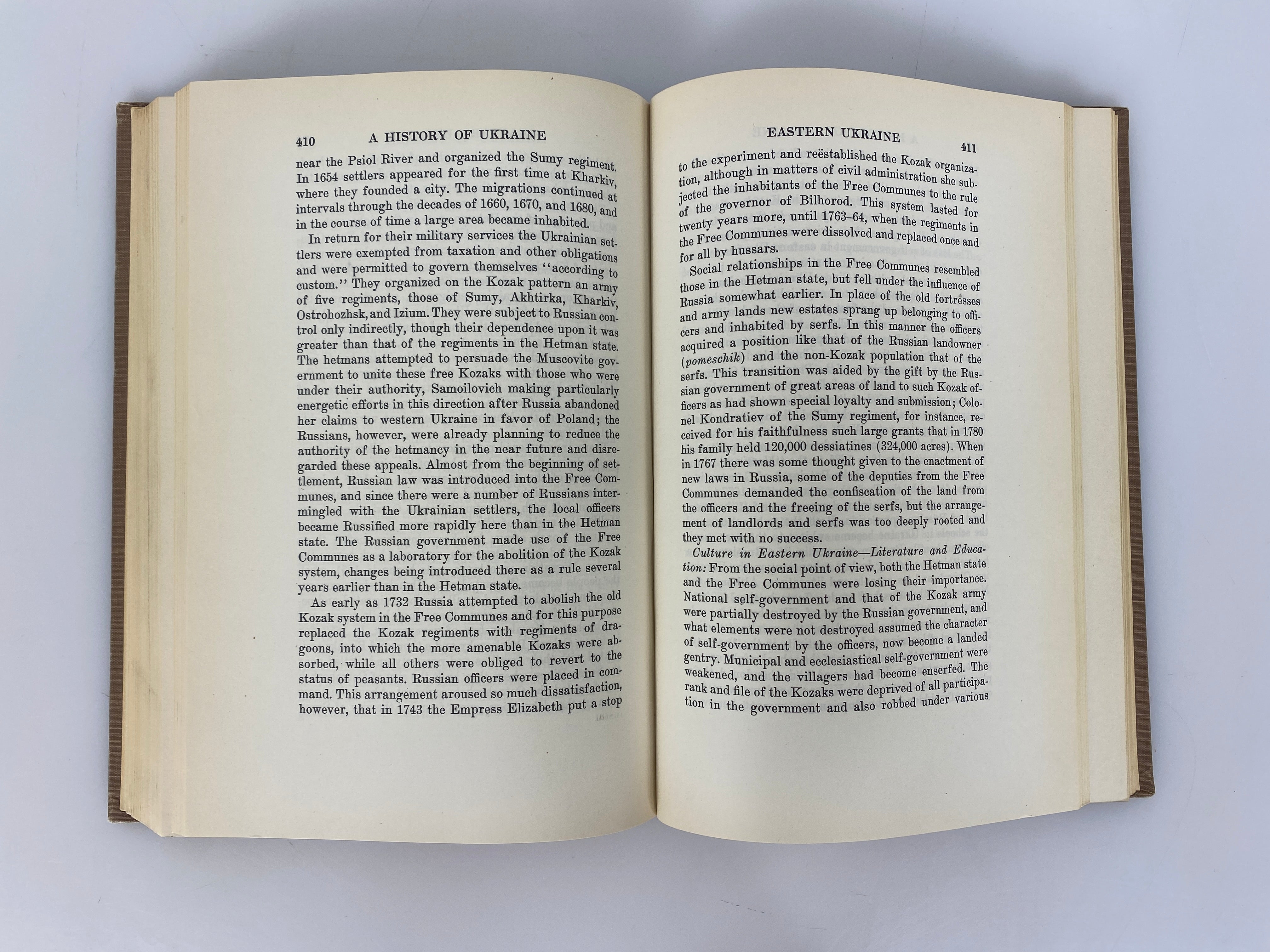 A History of Ukraine by Michael Hrushevsky 1948 3rd Printing Ex-Library HC