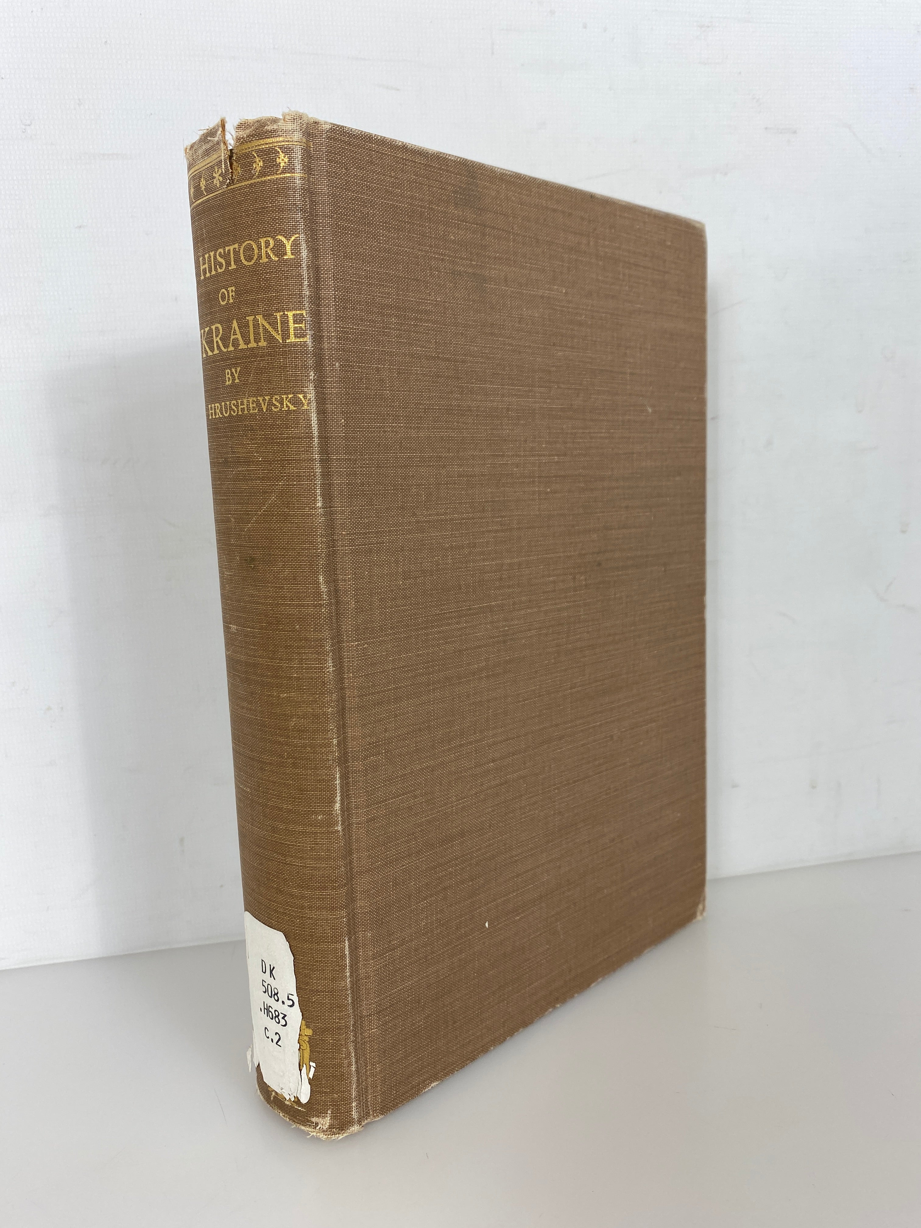 A History of Ukraine by Michael Hrushevsky 1948 3rd Printing Ex-Library HC