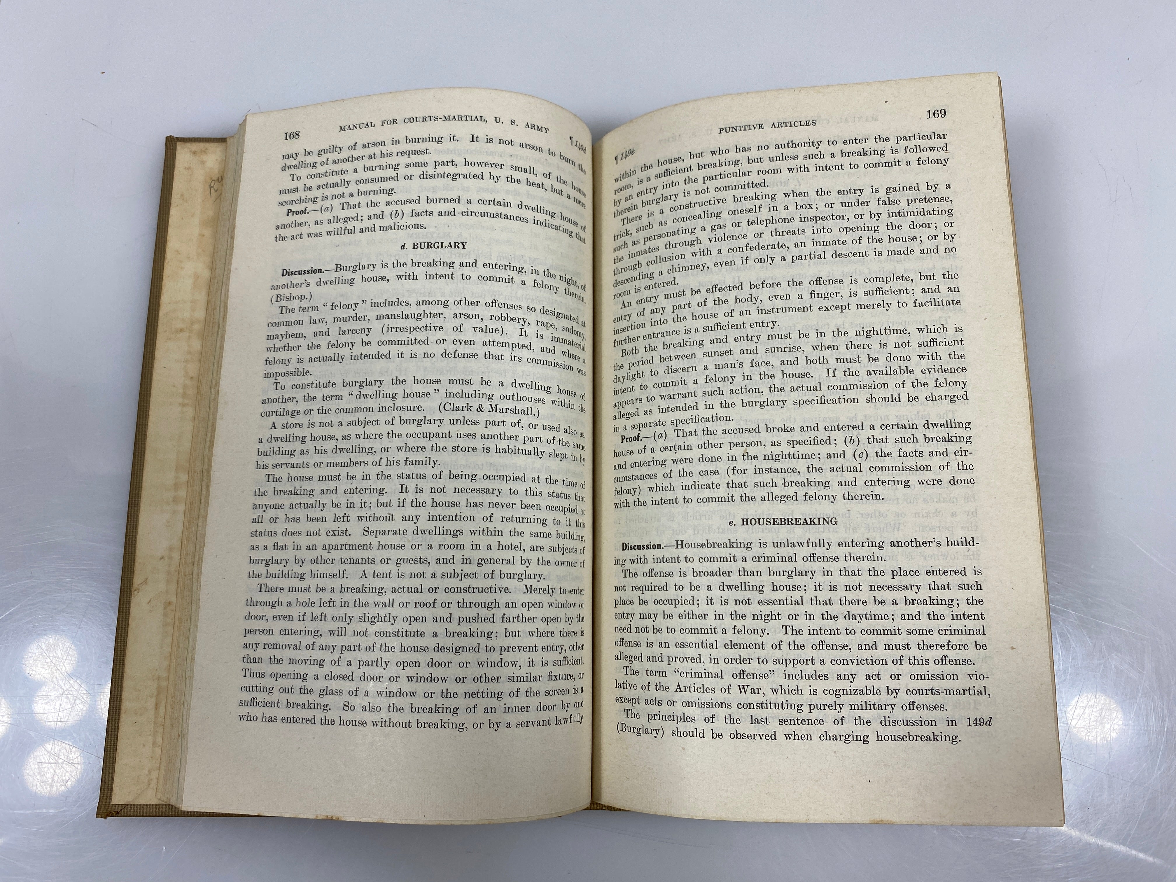 A Manual for Courts-Martial US Army 1943 HC