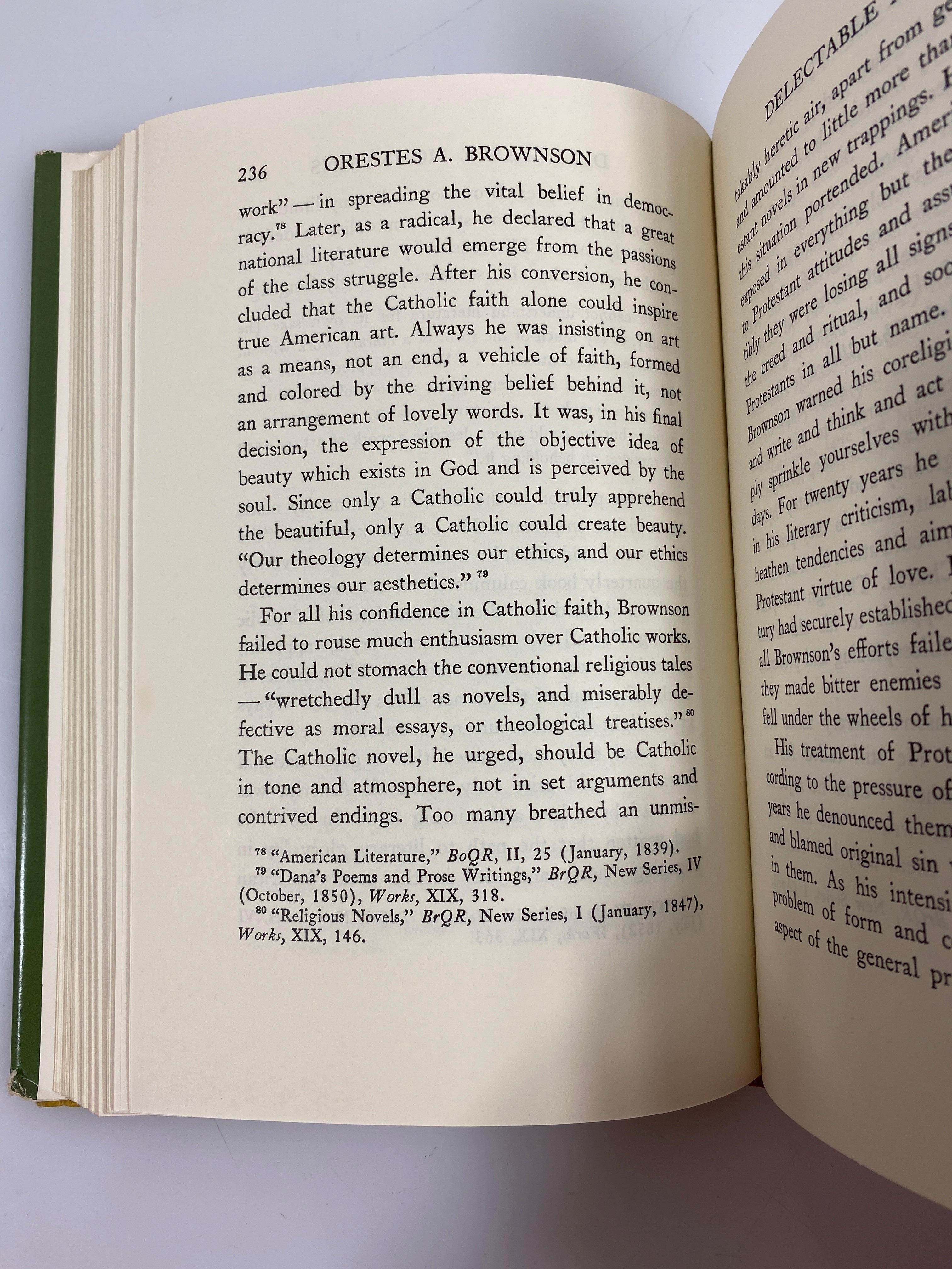 A Pilgrim's Progress: Orestes A. Brownson 1966 HCDJ