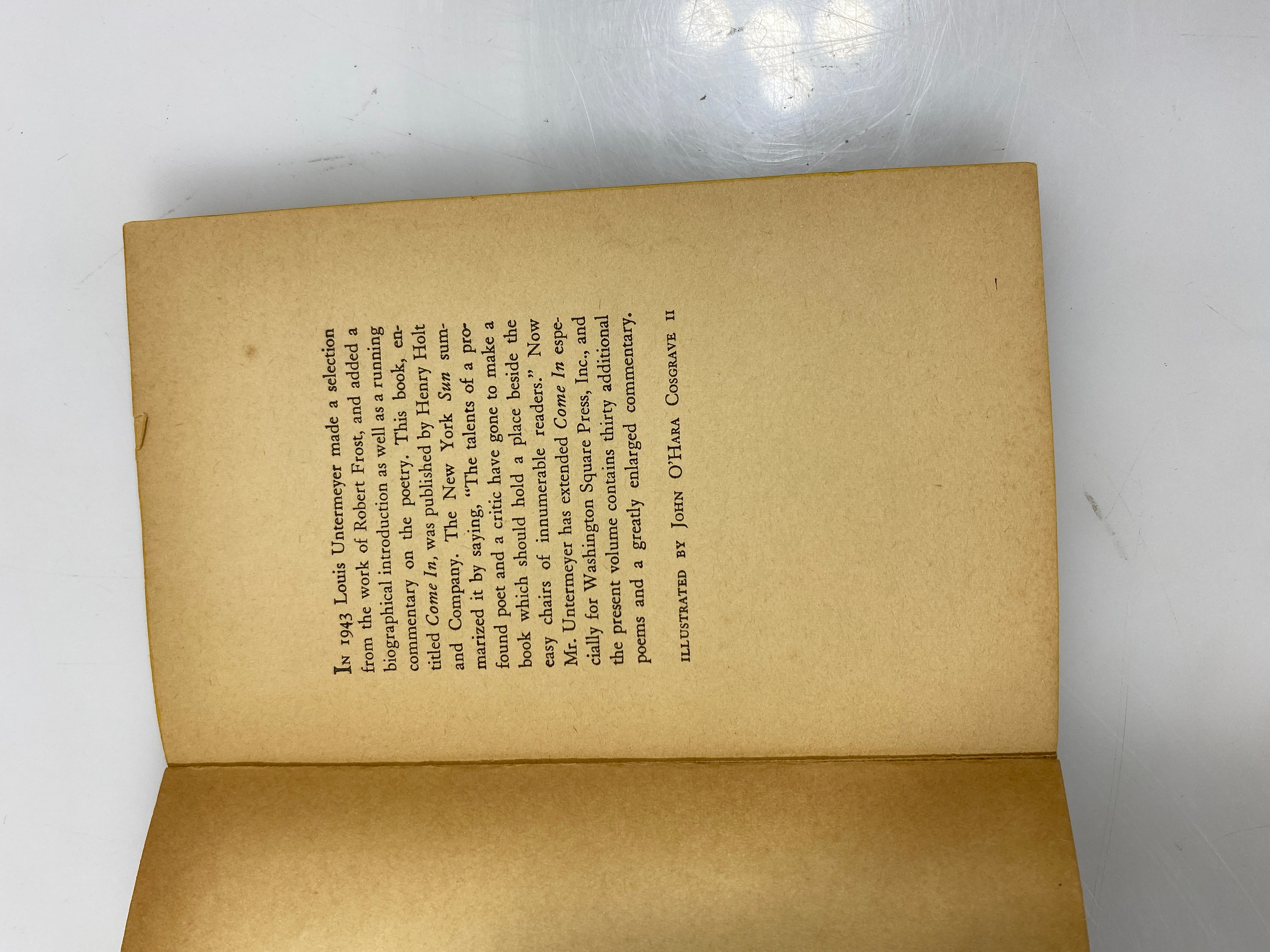 A Pocket Book of Robert Frost's Poems 1961 SC
