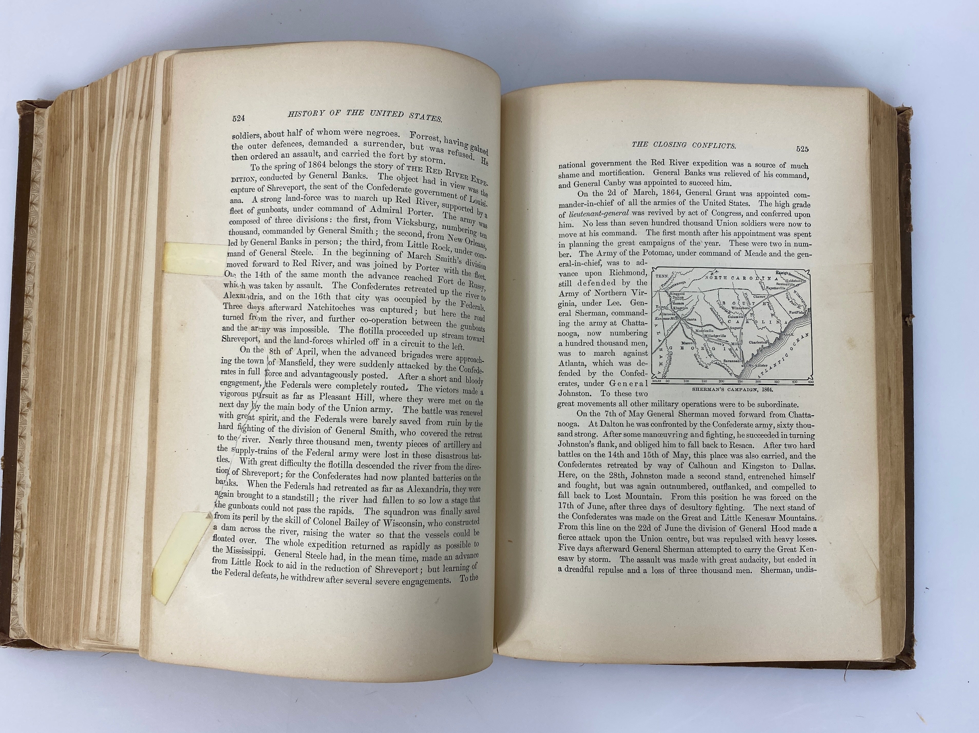 A Popular History of the USA by John Clark Ridpath 1889 Antique HC