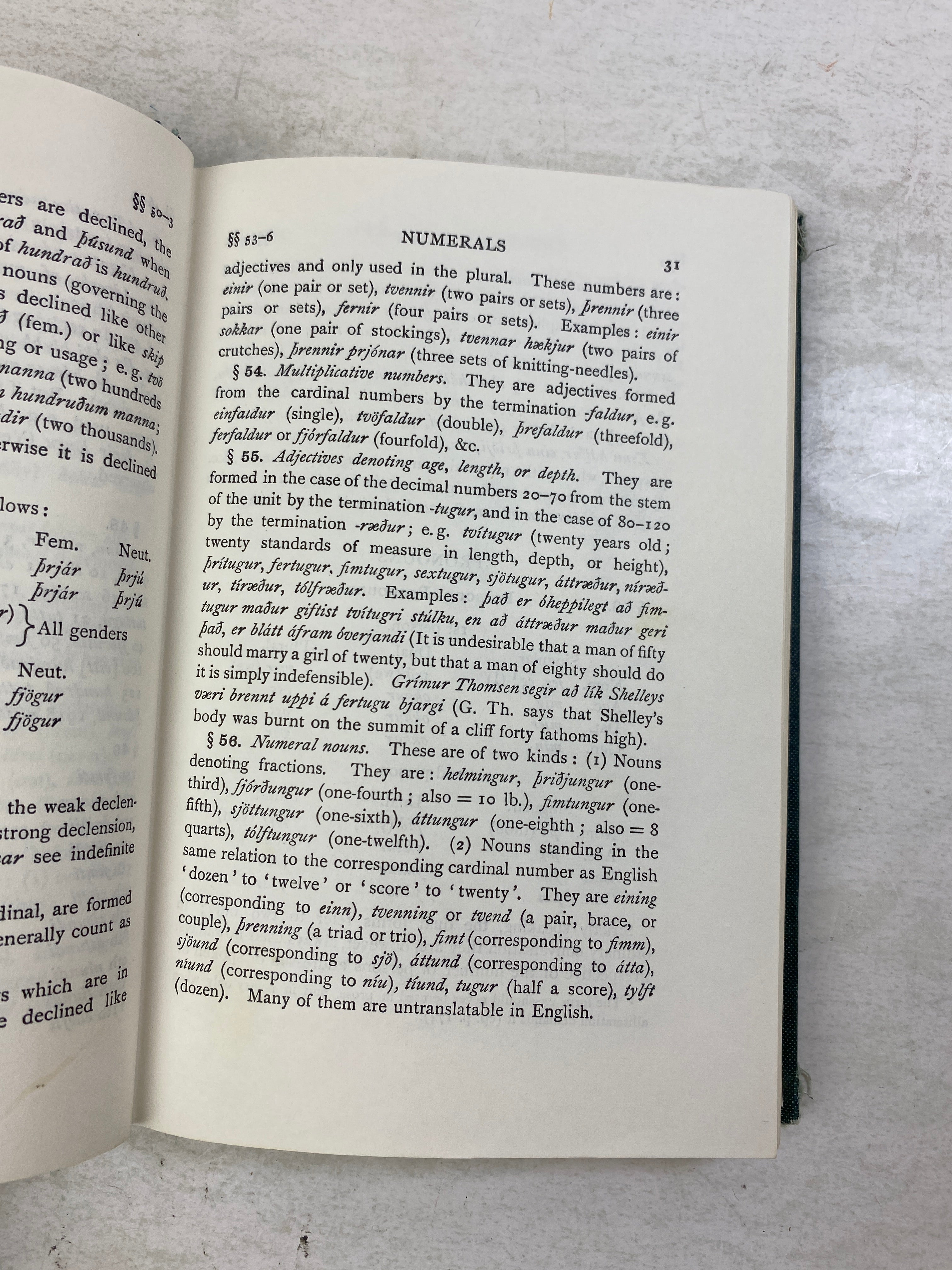 A Primer of Modern Icelandic by Jonsson Ex-library 1966 HC