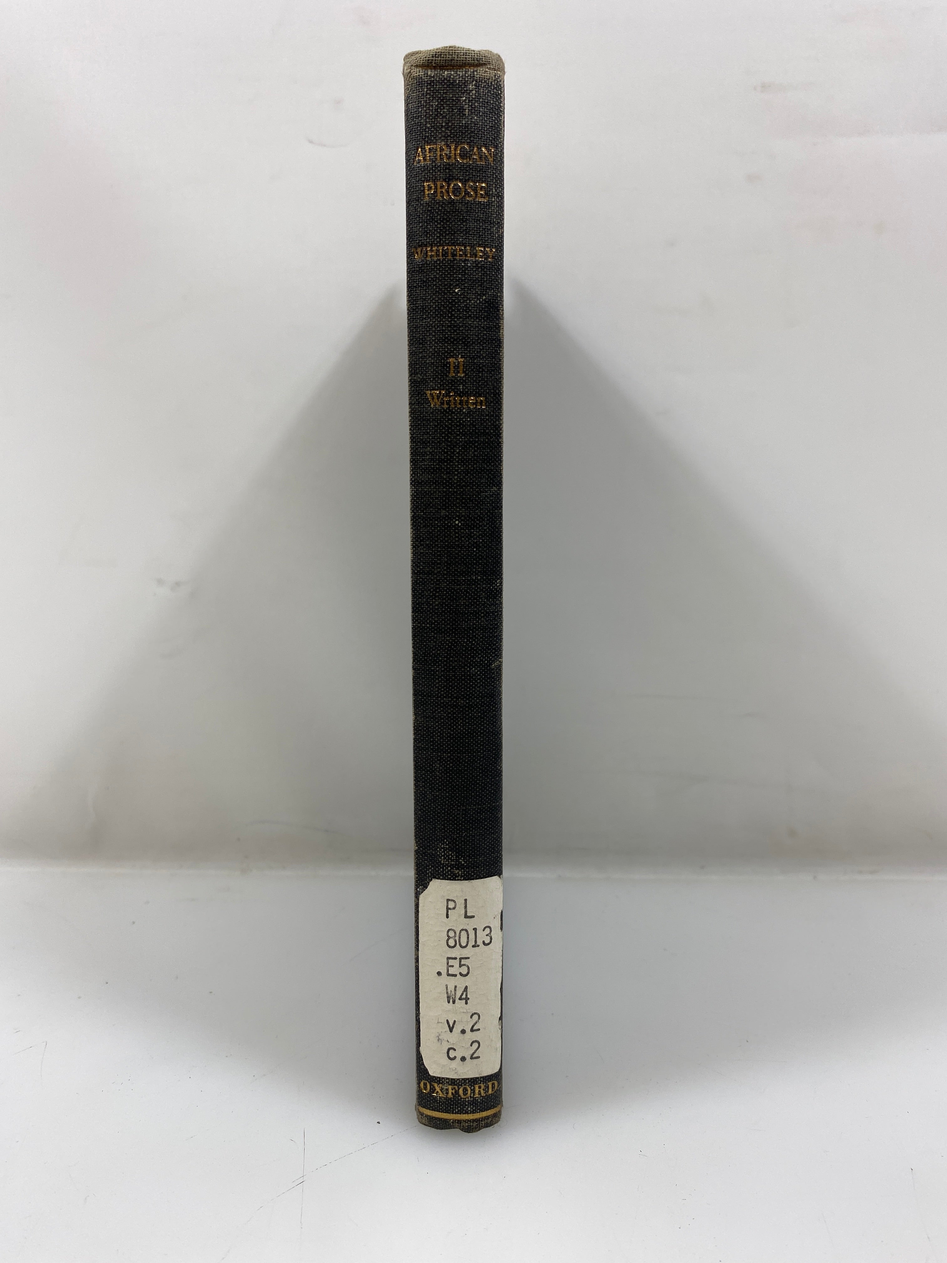 A Selection of African Prose II by Whiteley Ex-library 1964 HC