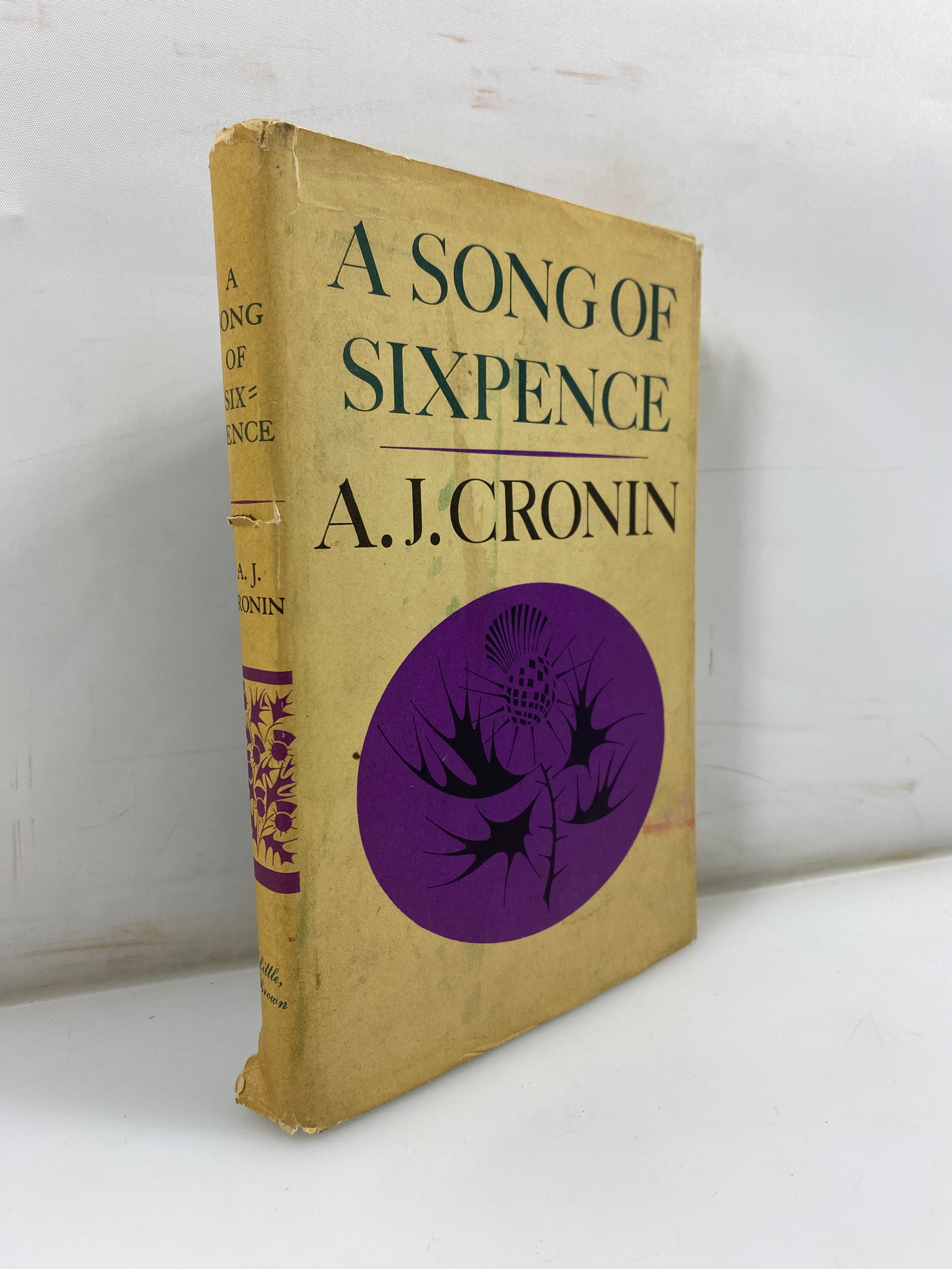 A Song of Sixpence by Cronin 1964 HCDJ