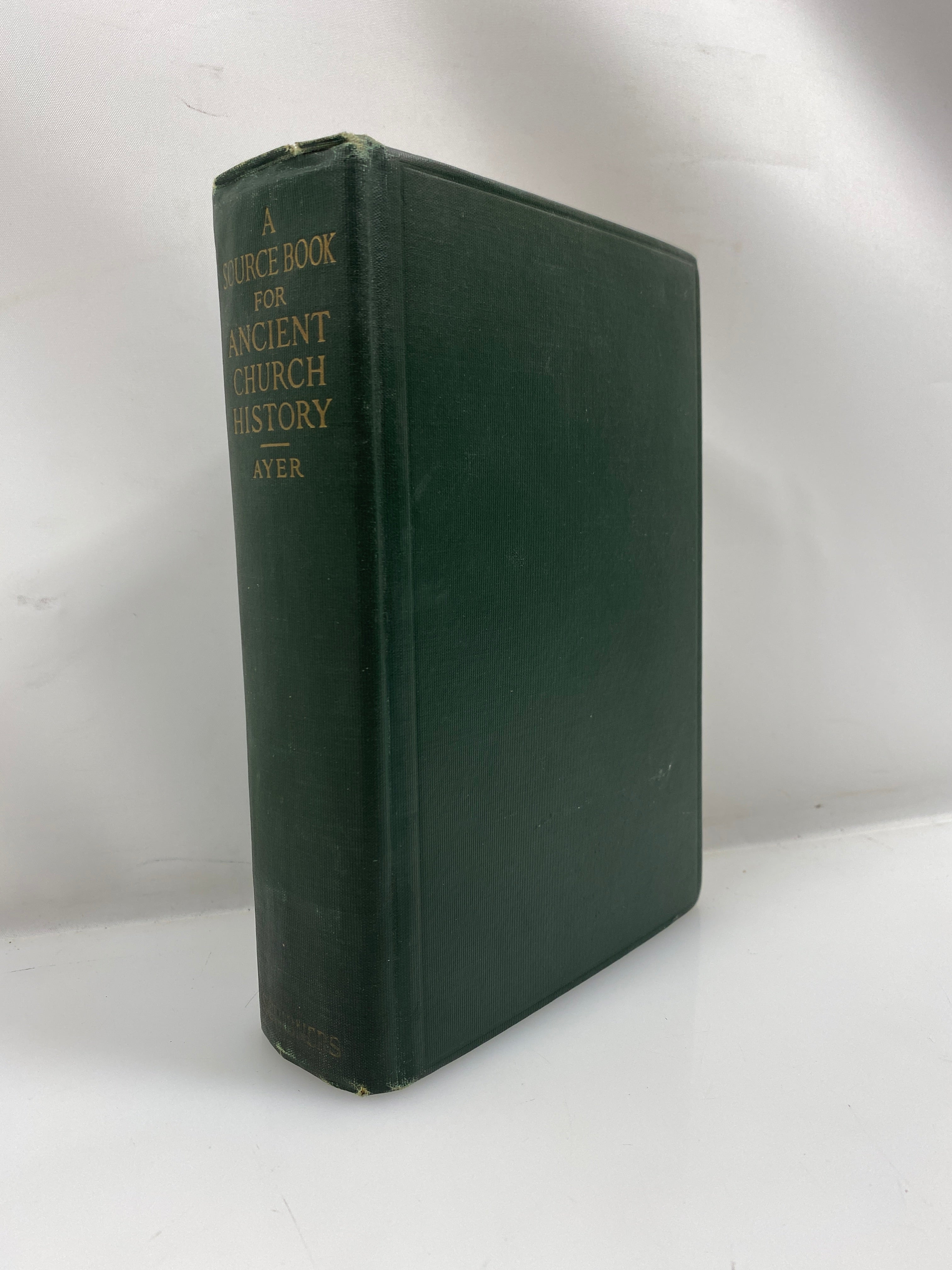 A Source Book for Ancient Church History by Ayer 1926 HC