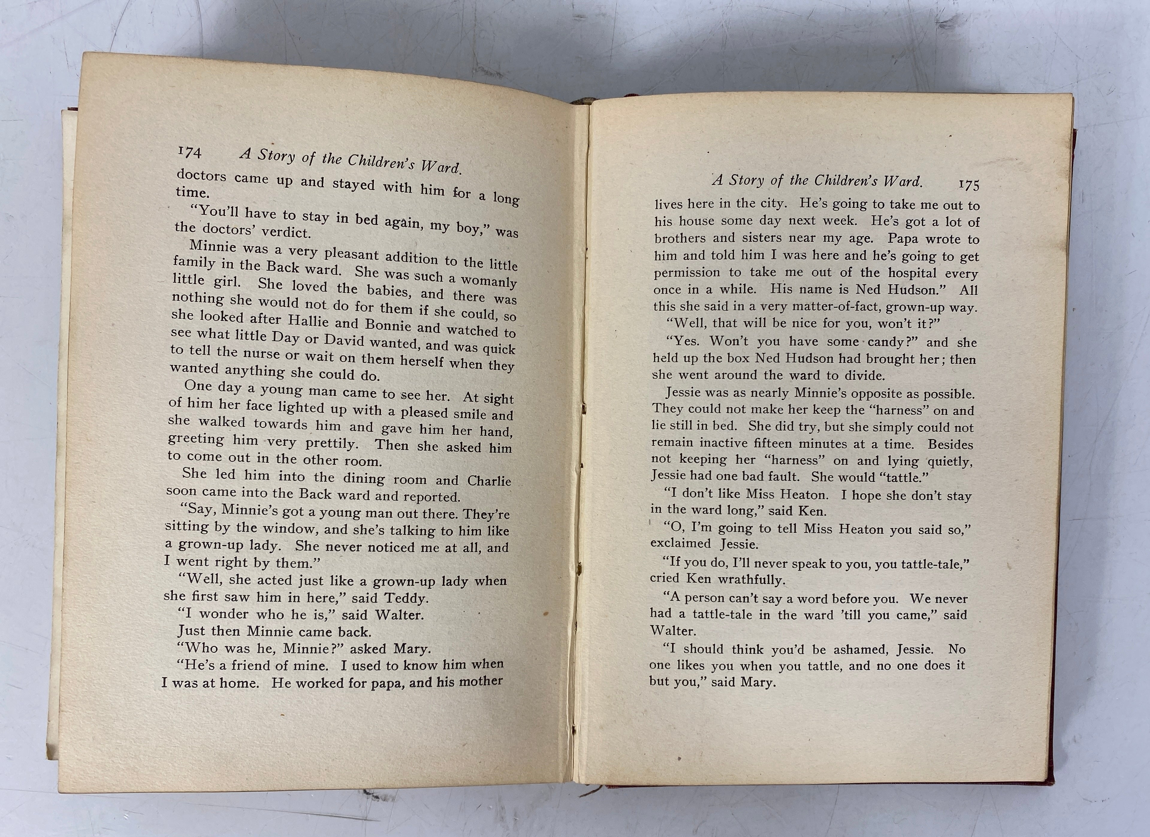 A Story of the Children's Ward B. Van Leuven Browne 1906 Antique HC