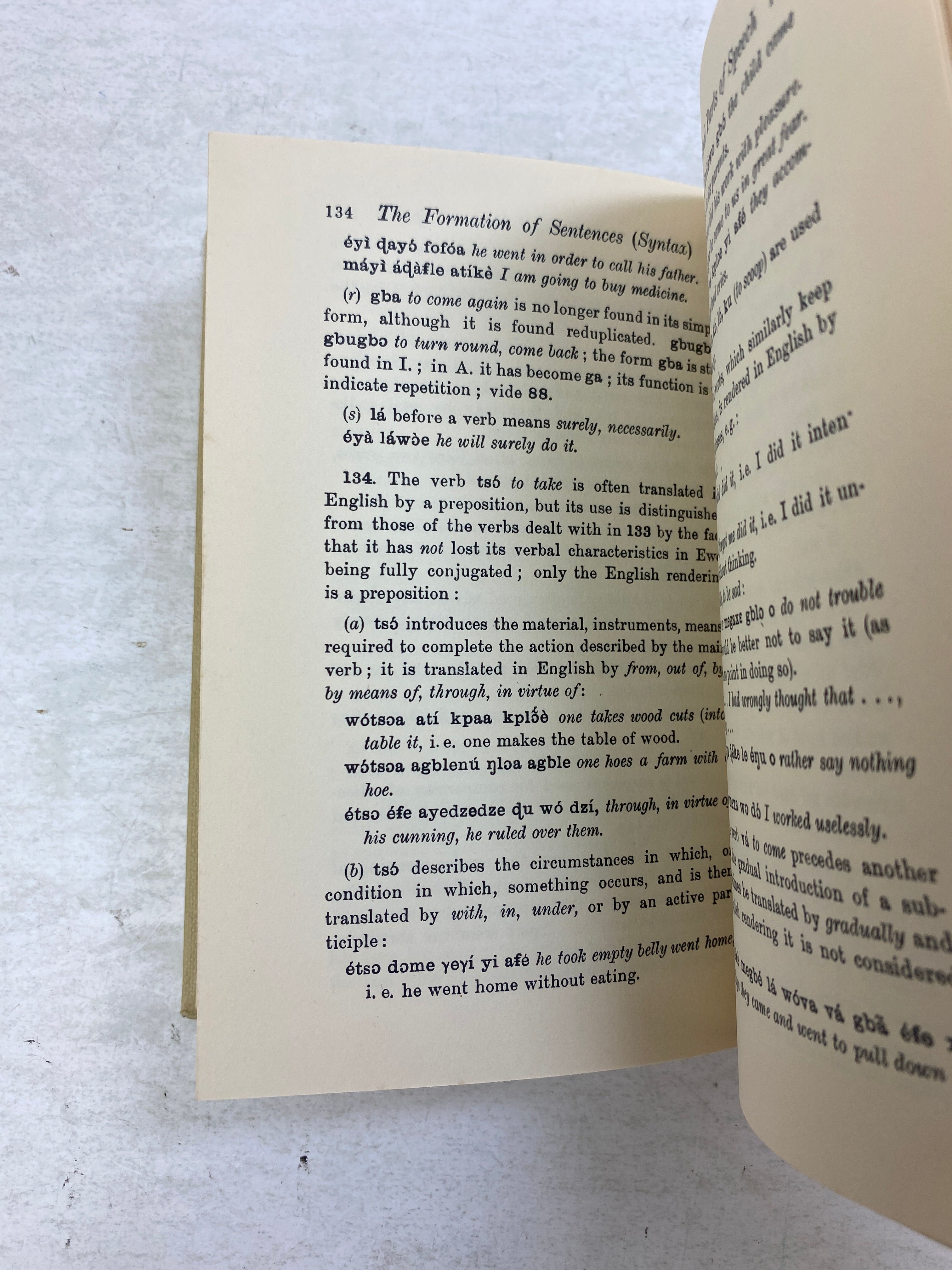 A Study of the Ewe Language by Westermann Ex-library 1965 HC