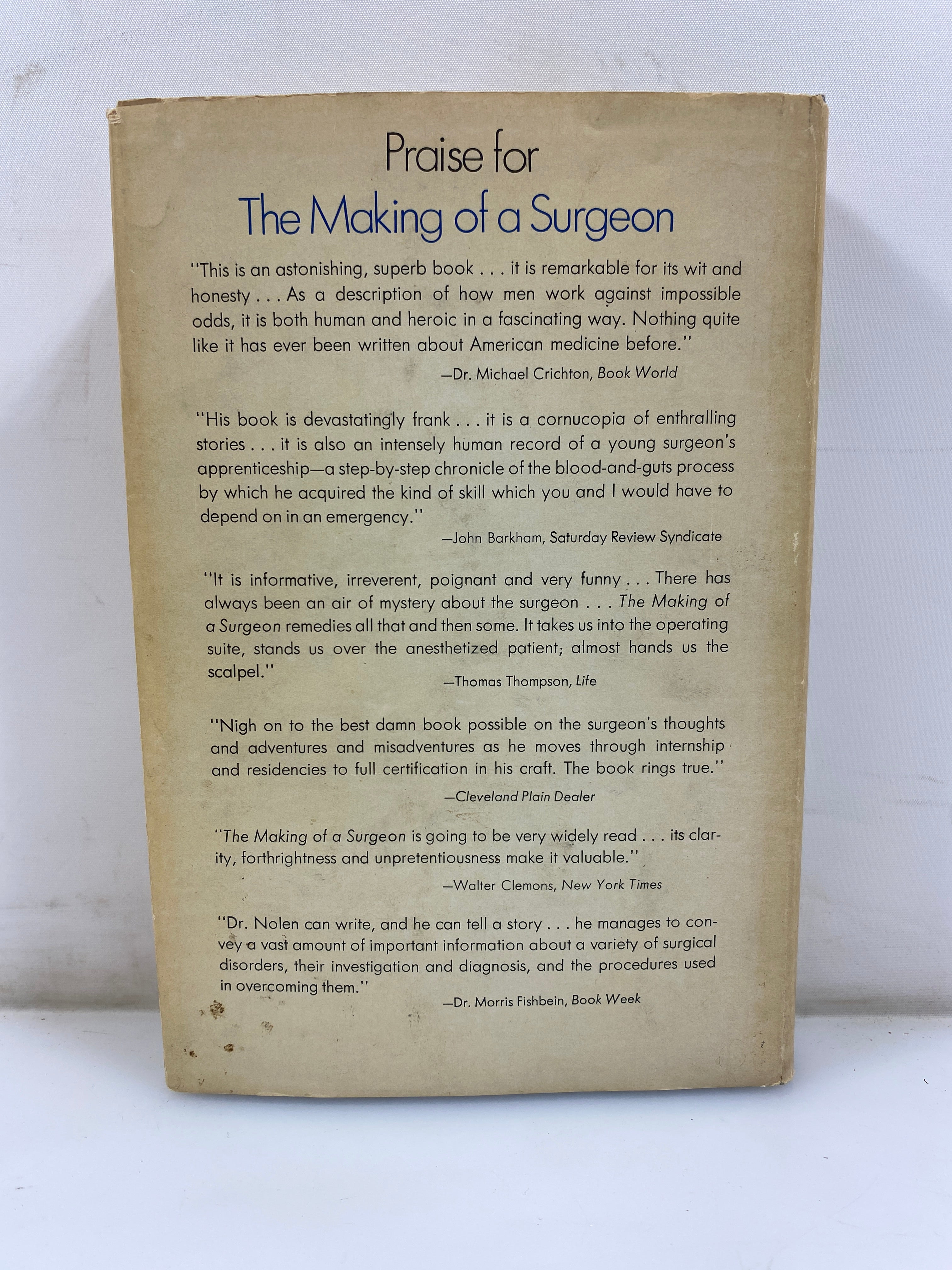 A Surgeon's World William A. Nolen 1972 HCDJ BCE