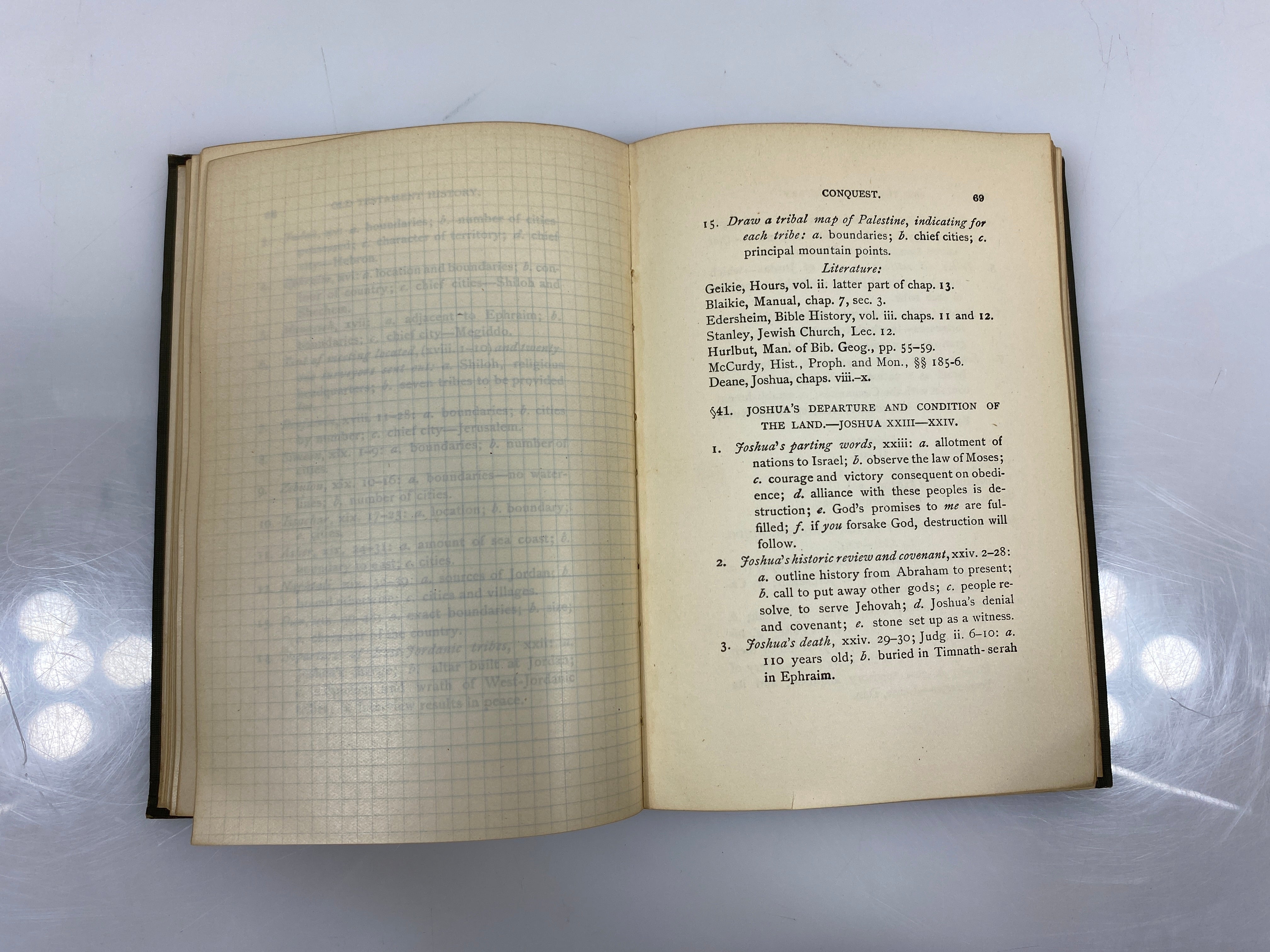 A Syllabus of Old Testament History by Price 7th Ed. 1908 HC