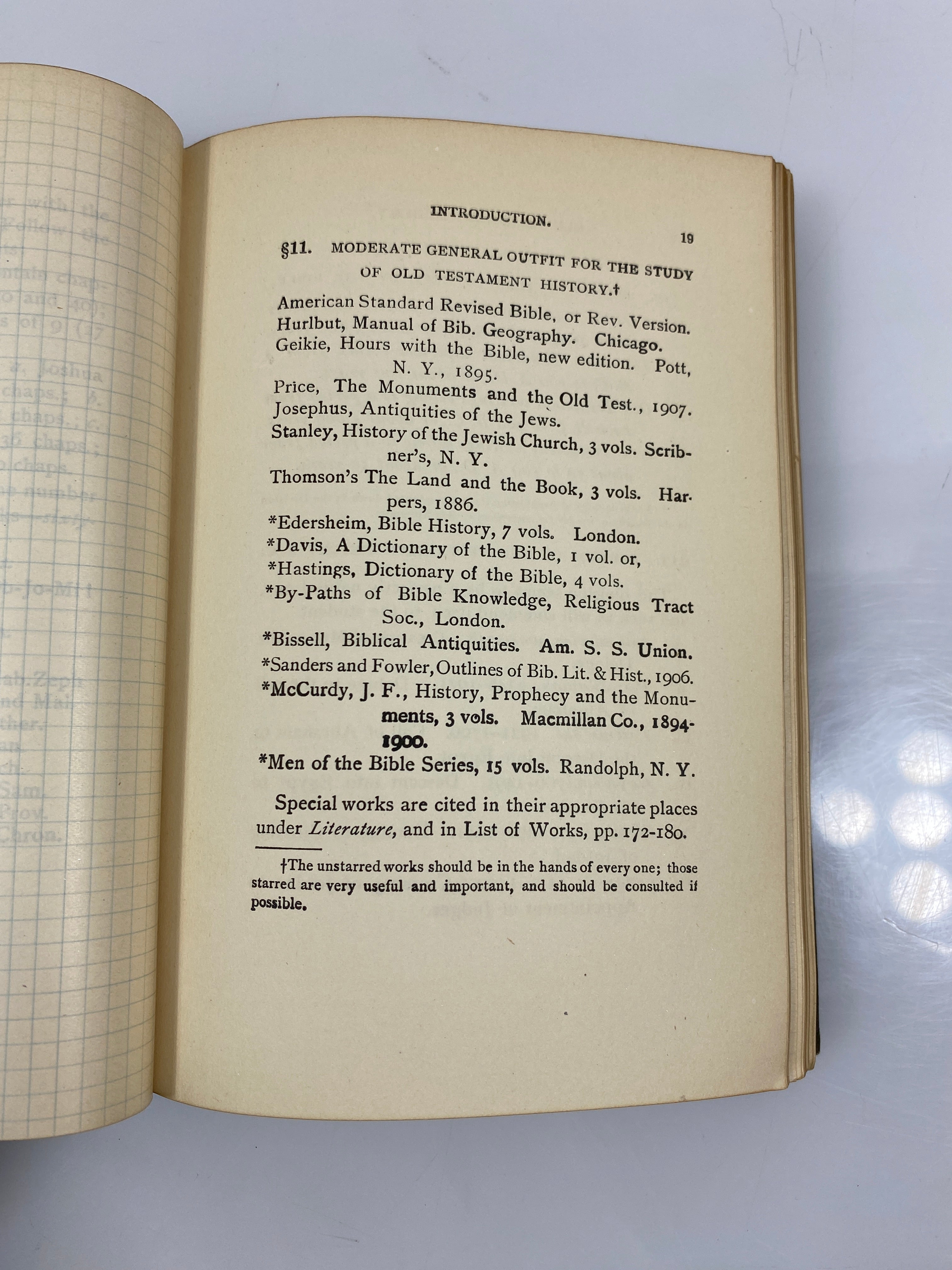 A Syllabus of Old Testament History by Price 7th Ed. 1908 HC