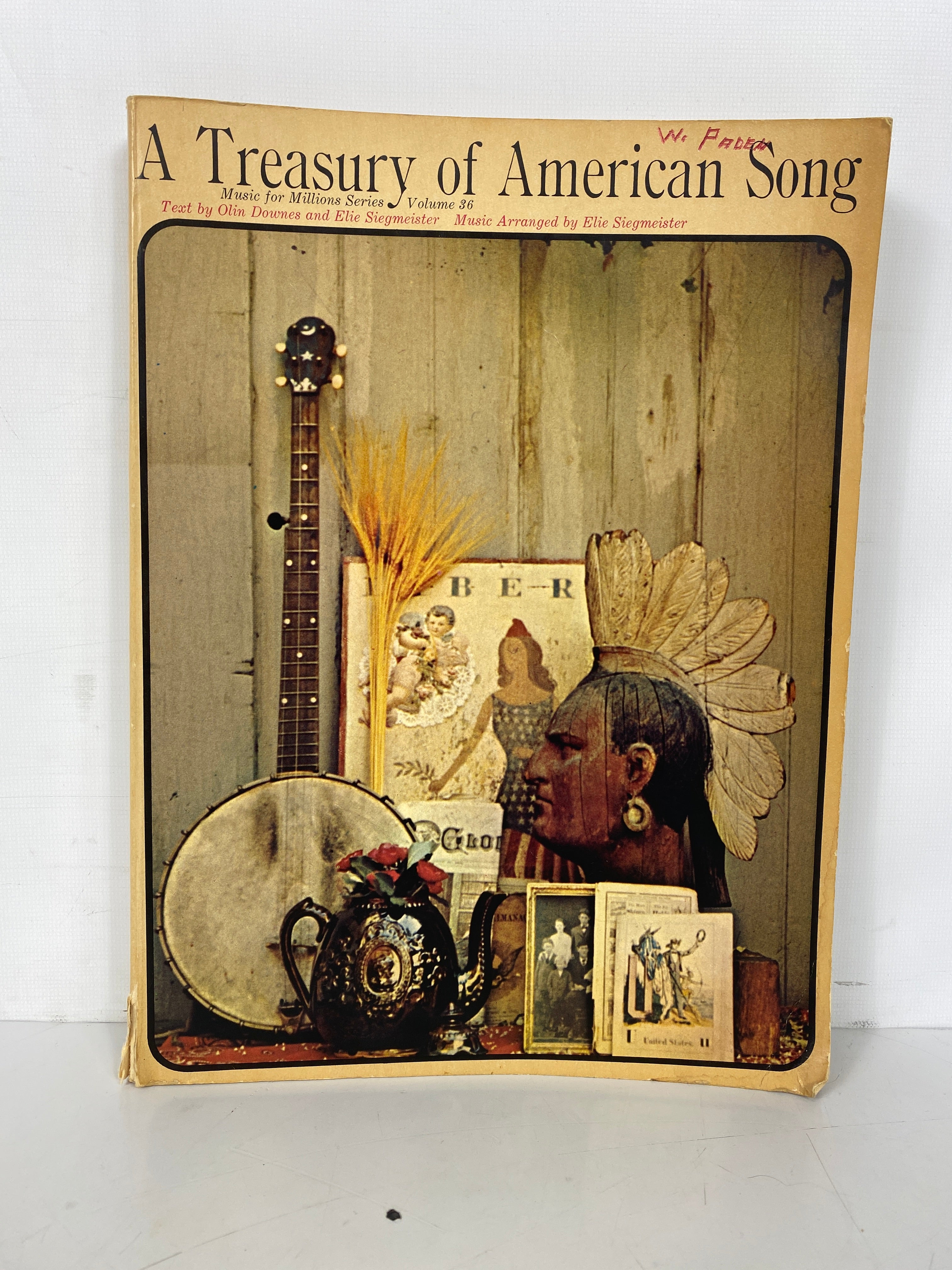 A Treasury of American Song Downes/Siegmeister 1943 Vintage SC