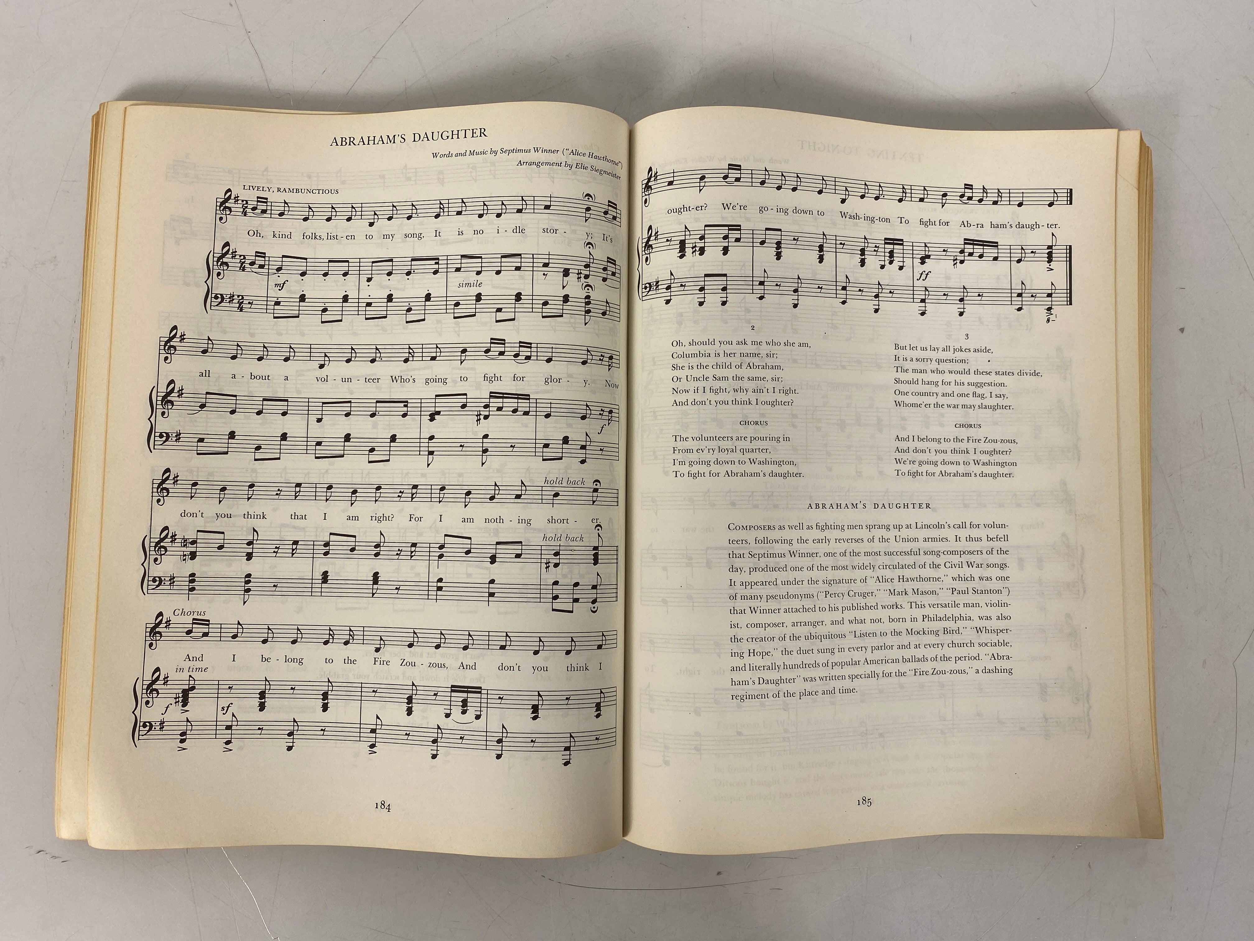 A Treasury of American Song Downes/Siegmeister 1943 Vintage SC