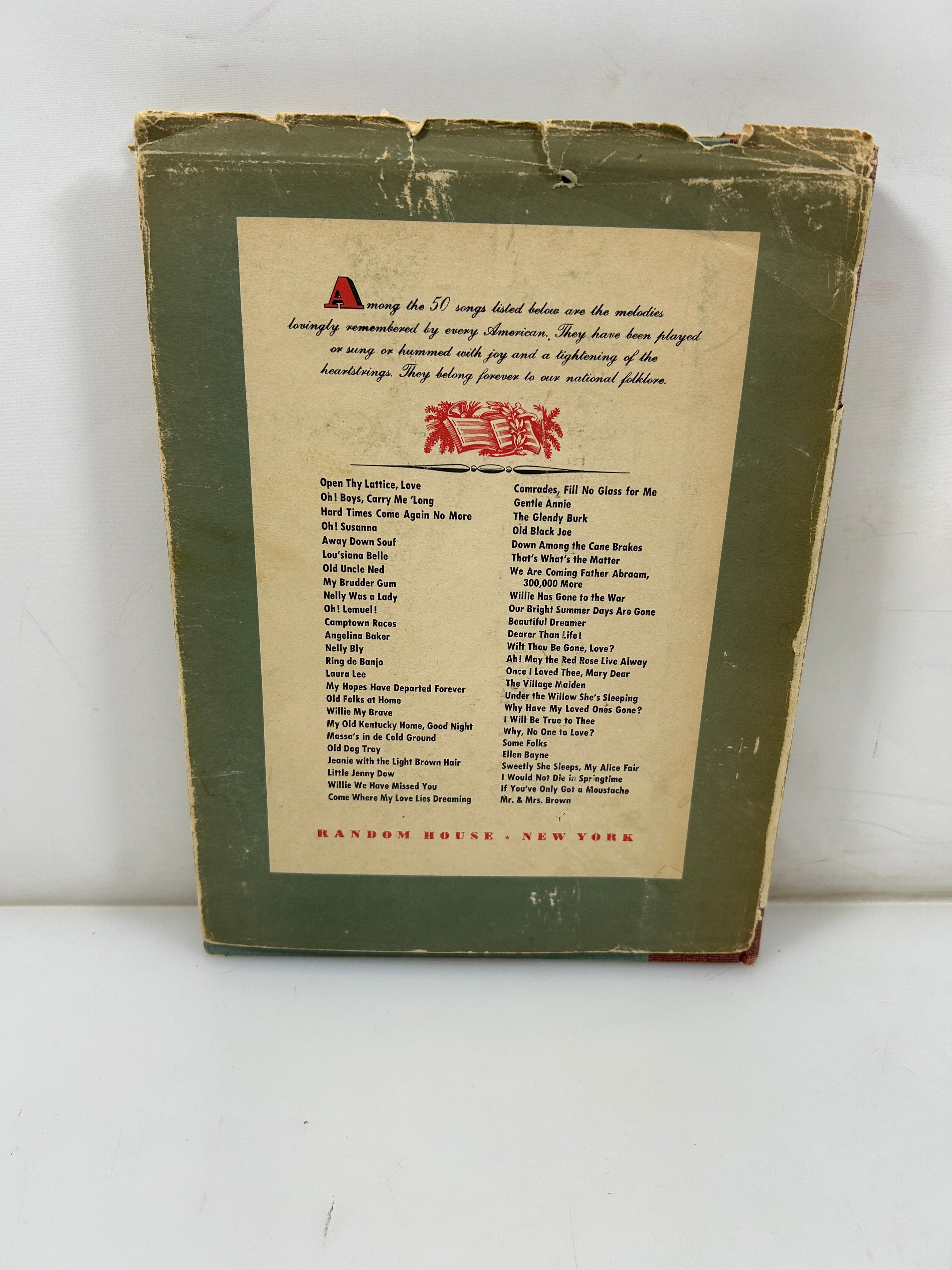 A Treasury of Stephen Foster 1946 Random House 1st Print HCDJ