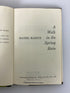A Walk in the Spring Rain Rachel Maddux 1966 Stated 1st Edition Ex-Library HC DJ