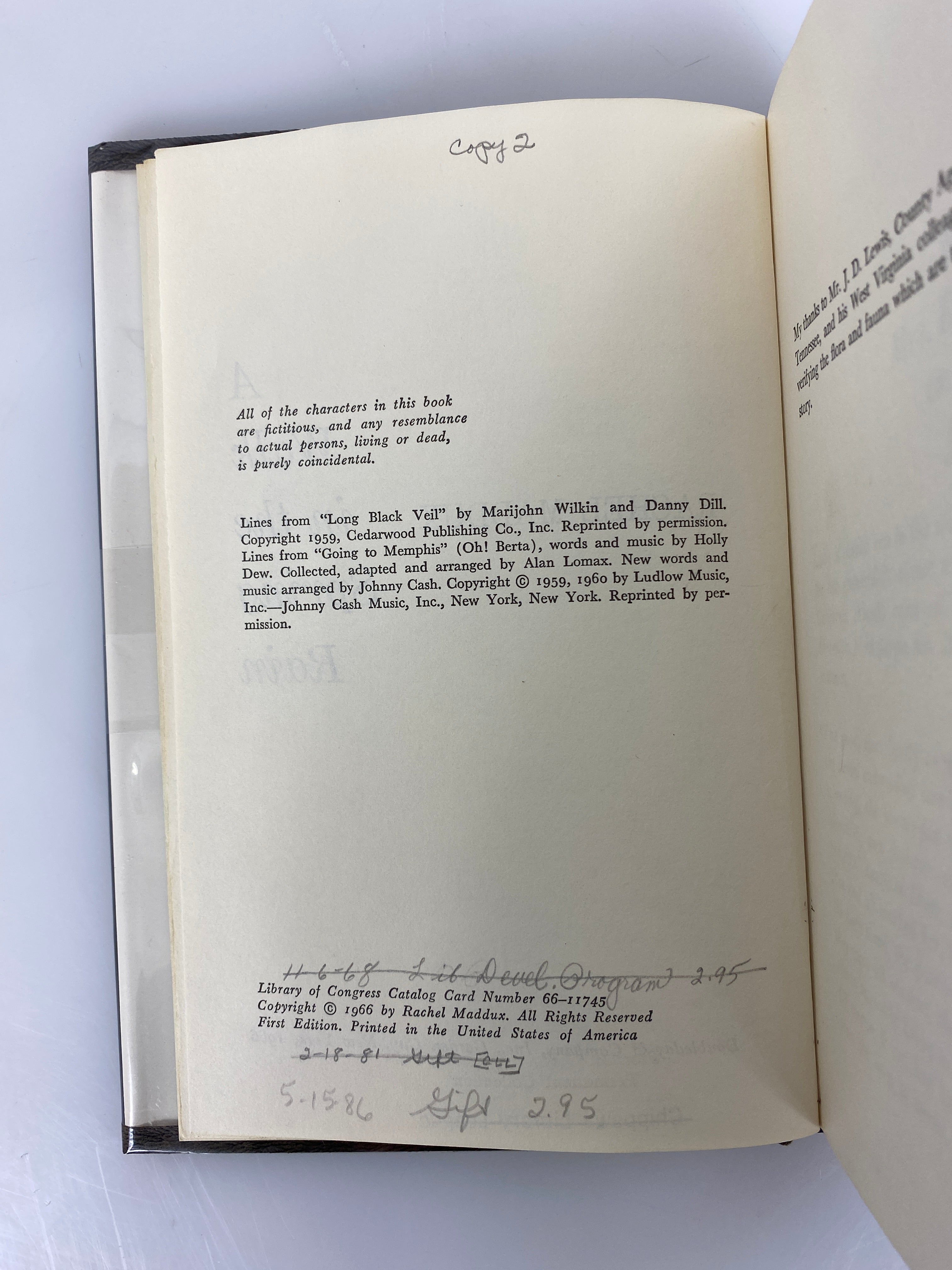 A Walk in the Spring Rain Rachel Maddux 1966 Stated 1st Edition Ex-Library HC DJ