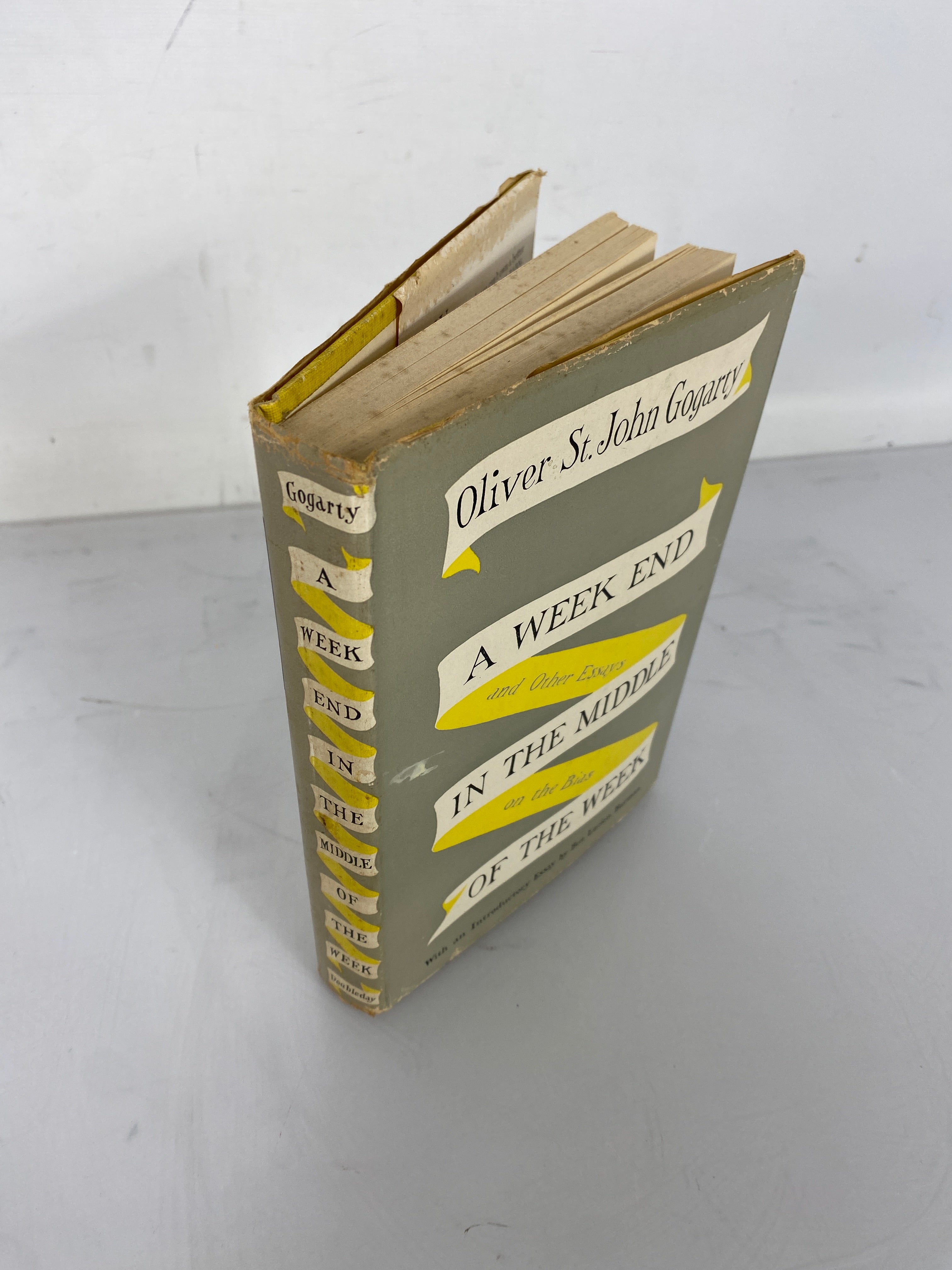 A Week End in the Middle of the Week by Gogarty First Edition 1958 HC DJ