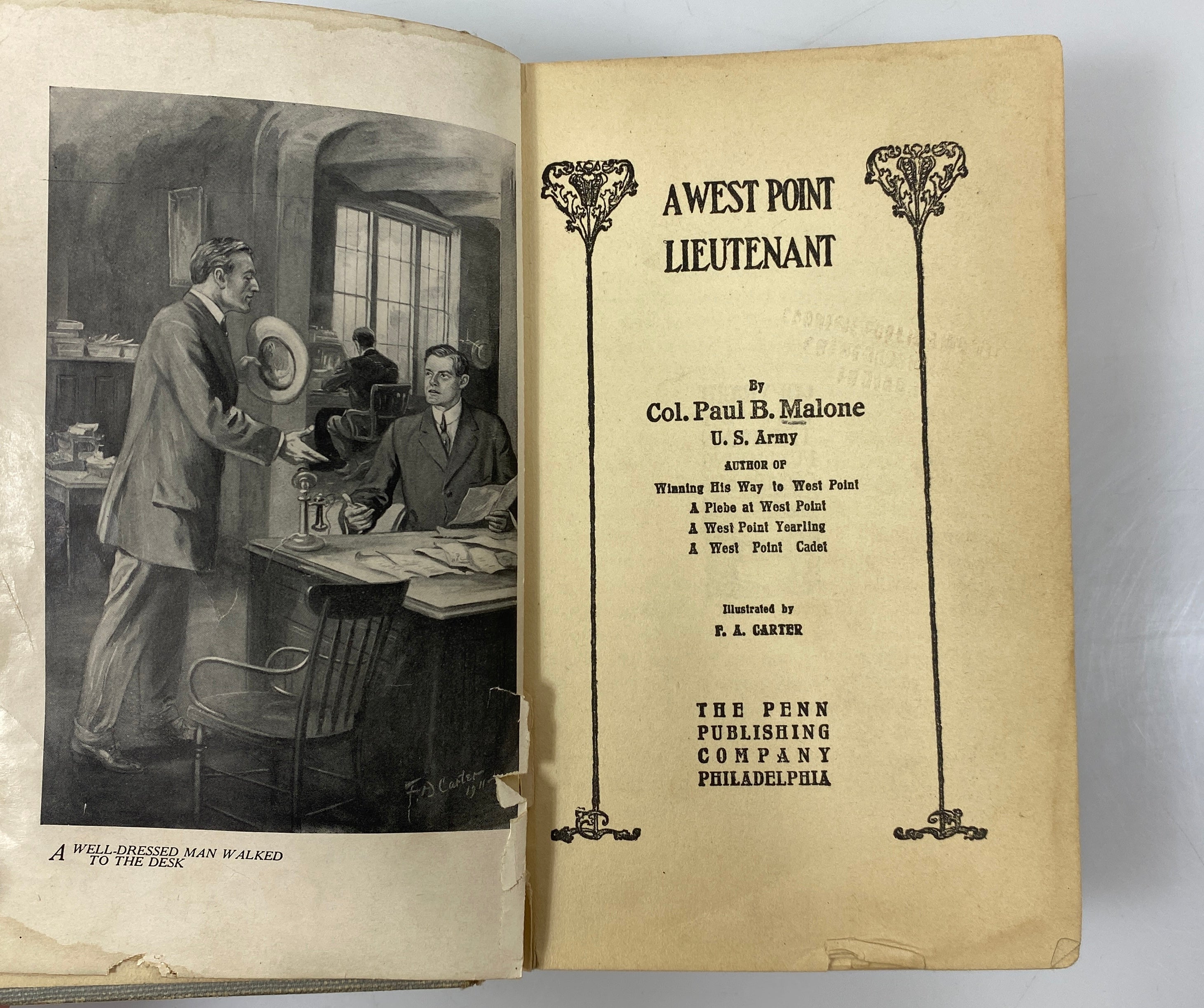 A West Point Lieutenant by Paul B. Malone 1911 HC