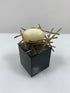 Abstract Welded Wire Nest and Egg Statue
