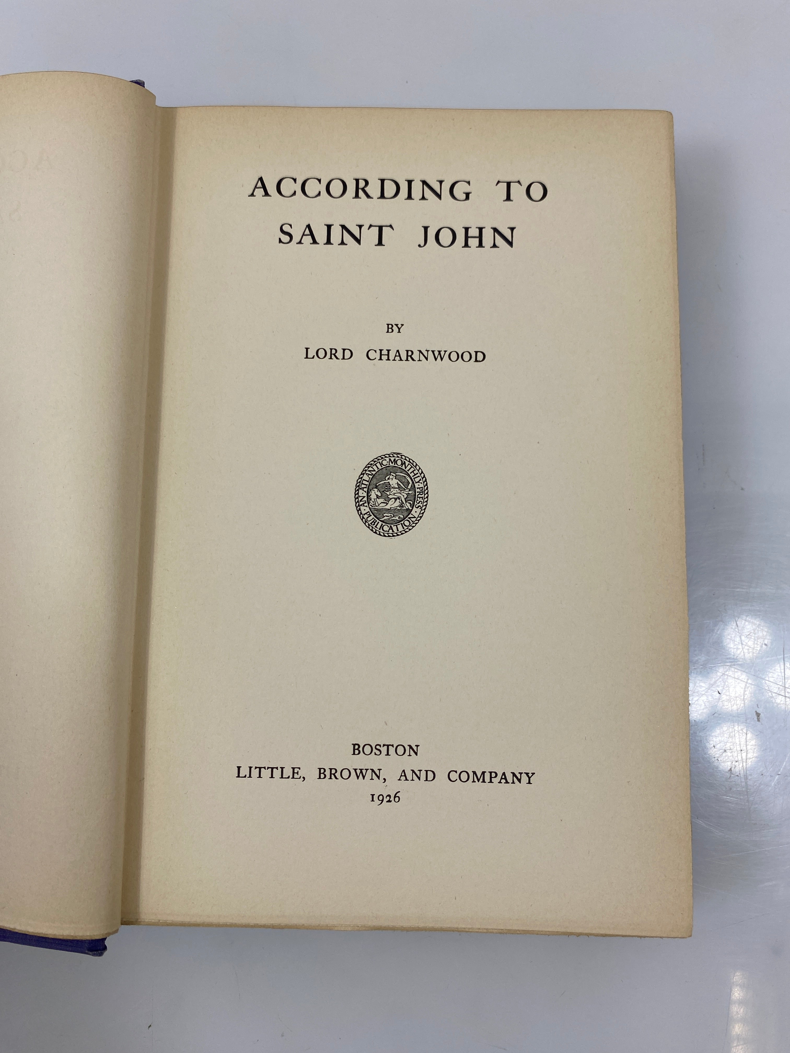 According to Saint John by Lord Charnwood 1926 HC