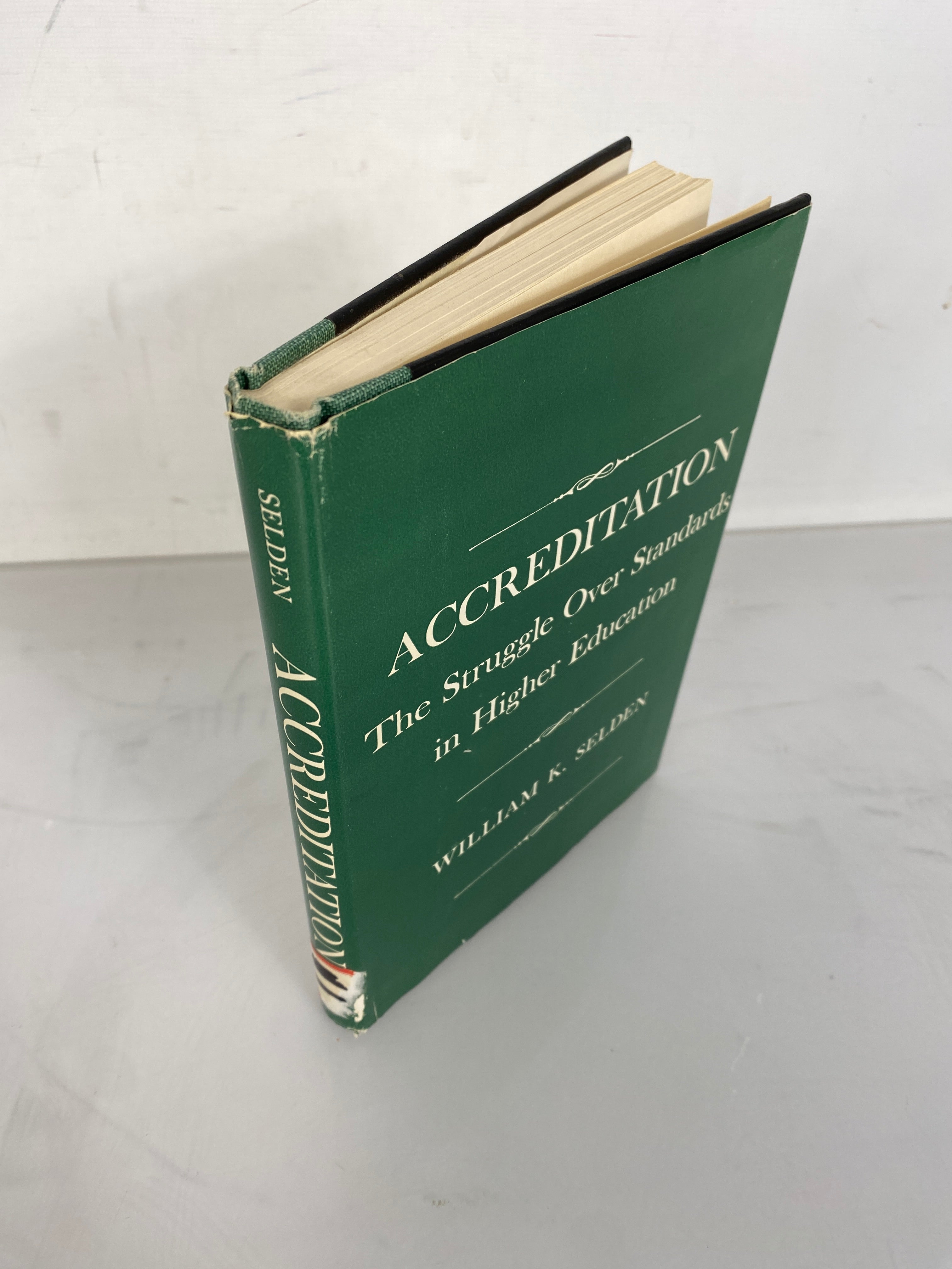 Accreditation Standards in Higher Education by Selden Signed 1st Ed HCDJ