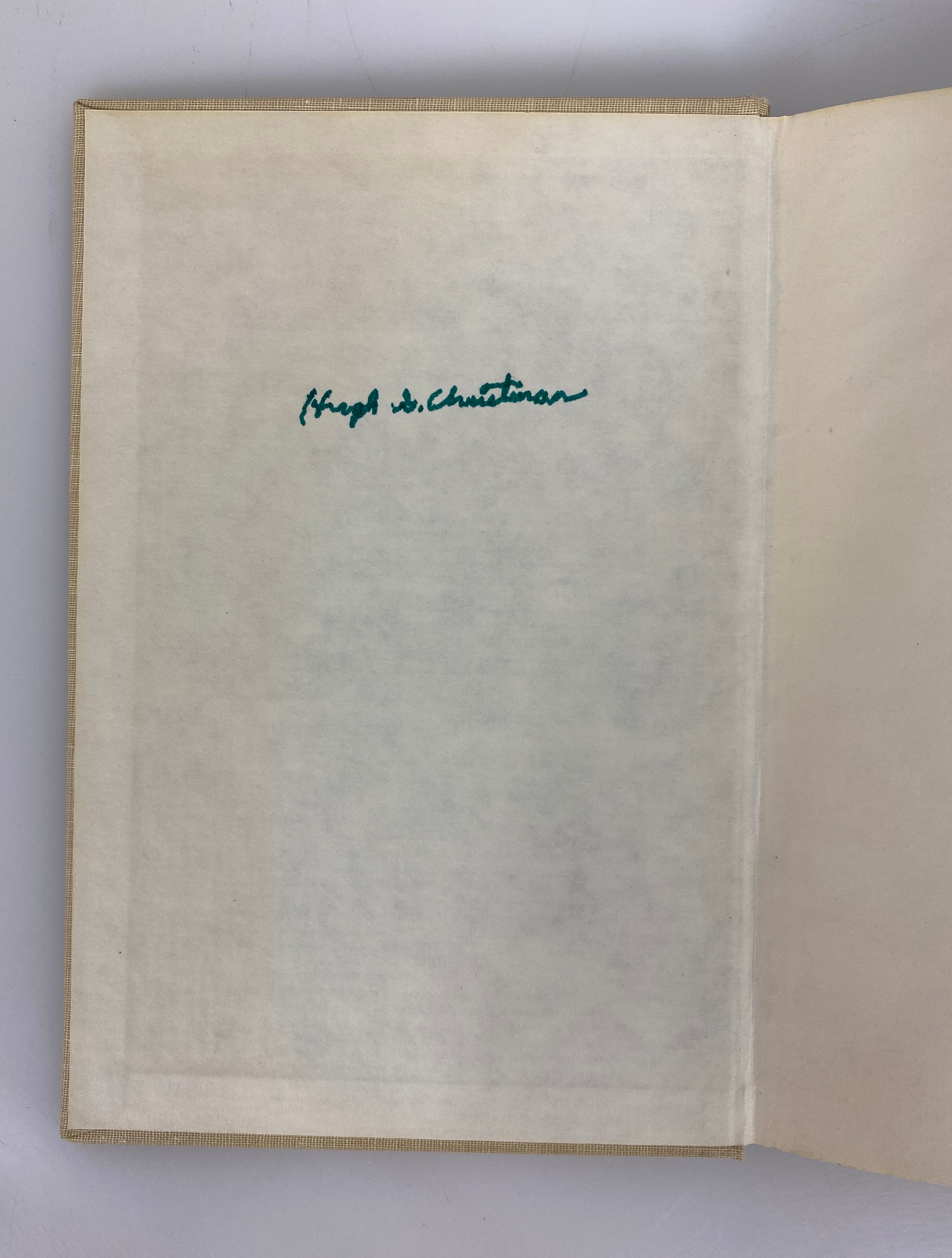 Across the Tracks by Hugh Christman 1974 Rare Signed Vintage HC