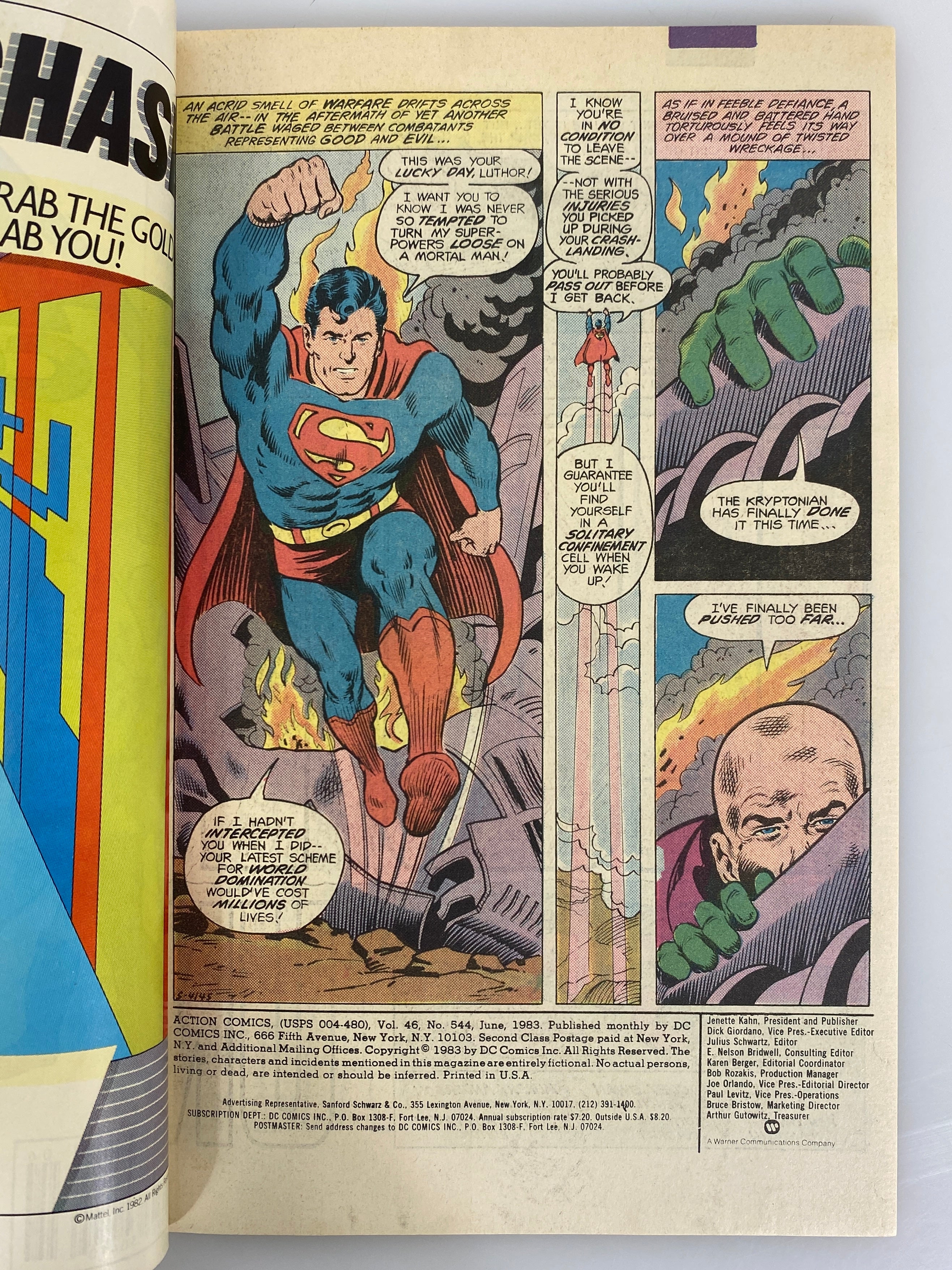 Action Comics #544 DC Comics 1983