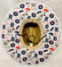 Detroit Tiger's X Coney Island Straw Sun Hat