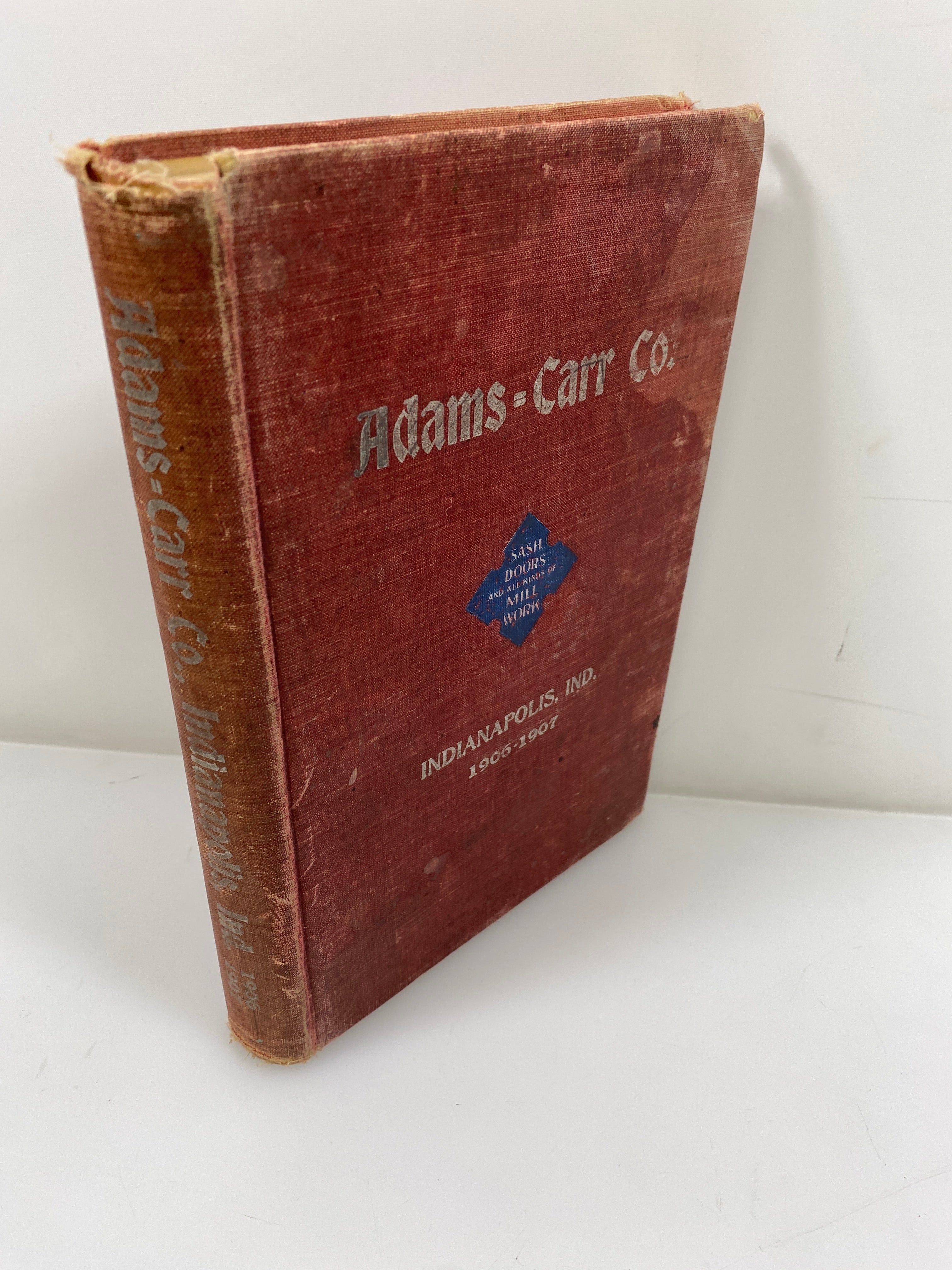 Adams Carr Vintage Door Catalog 1906-1907 HC