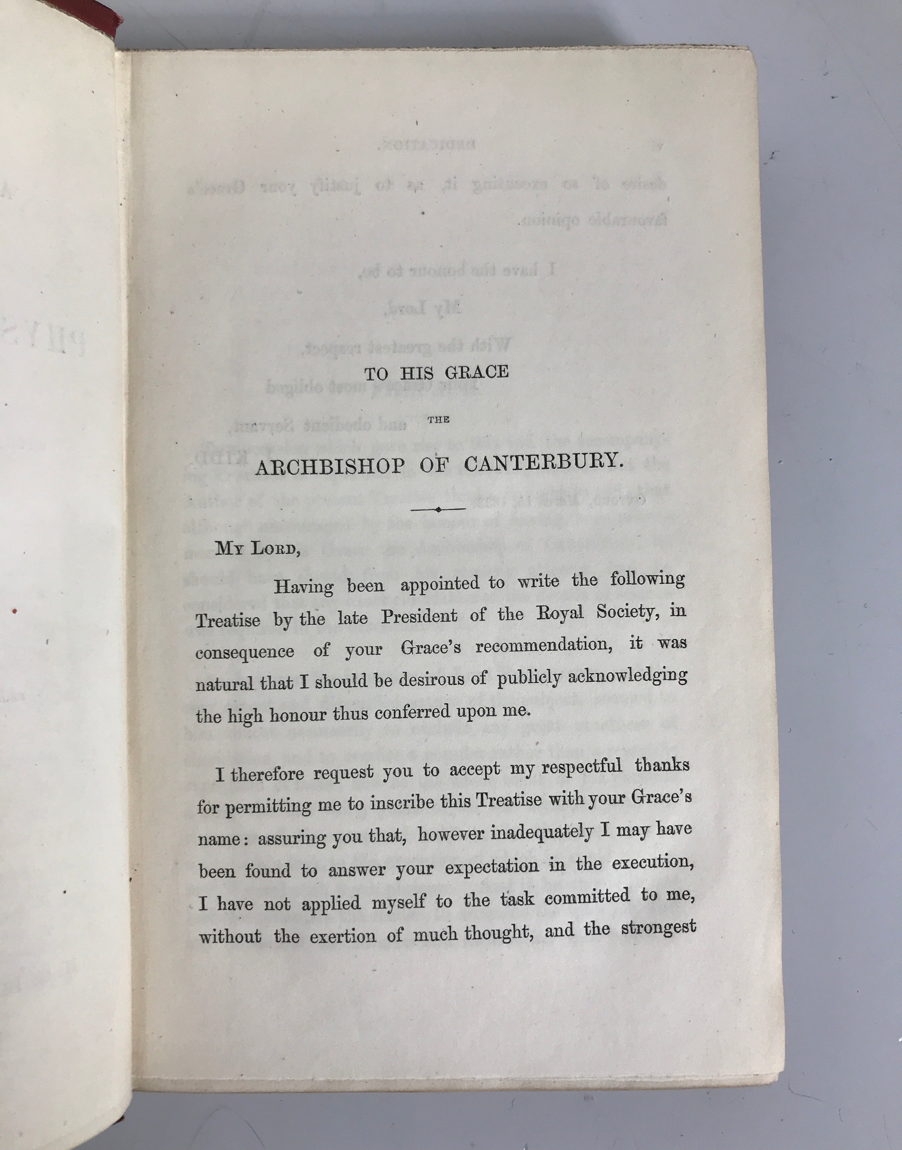 Adaptation of External Nature to the Physical Condition of Man Kidd 1852 HC