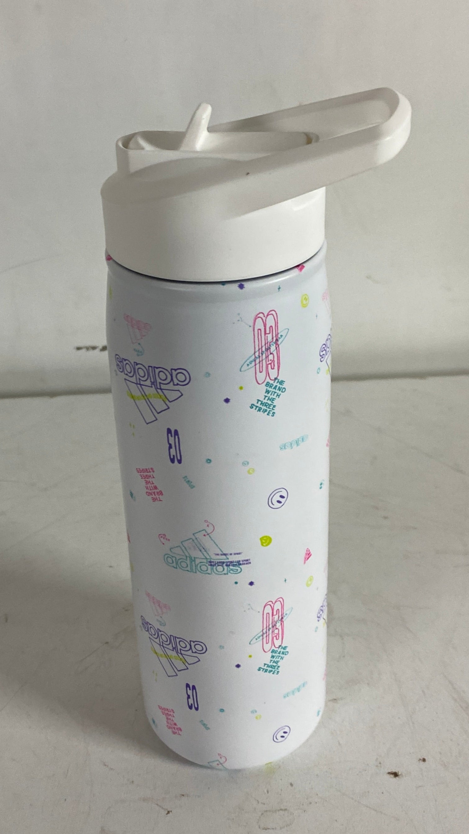 Adidas 20 oz Stainless Steel Patterned Water Bottle