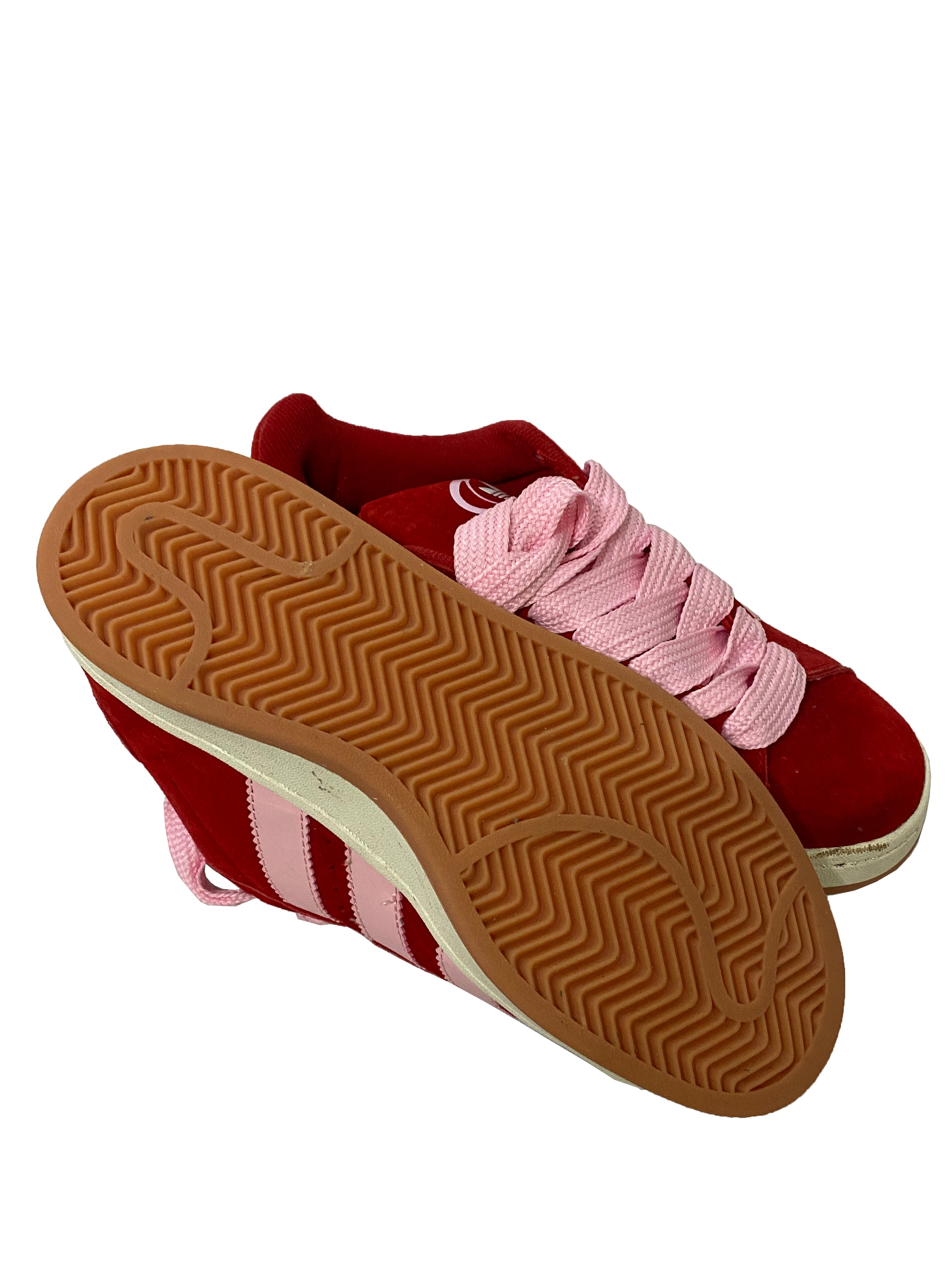 Adidas Campus 00s Suede Sneakers Better Scarlet/Clear Pink/White Women's Size 7