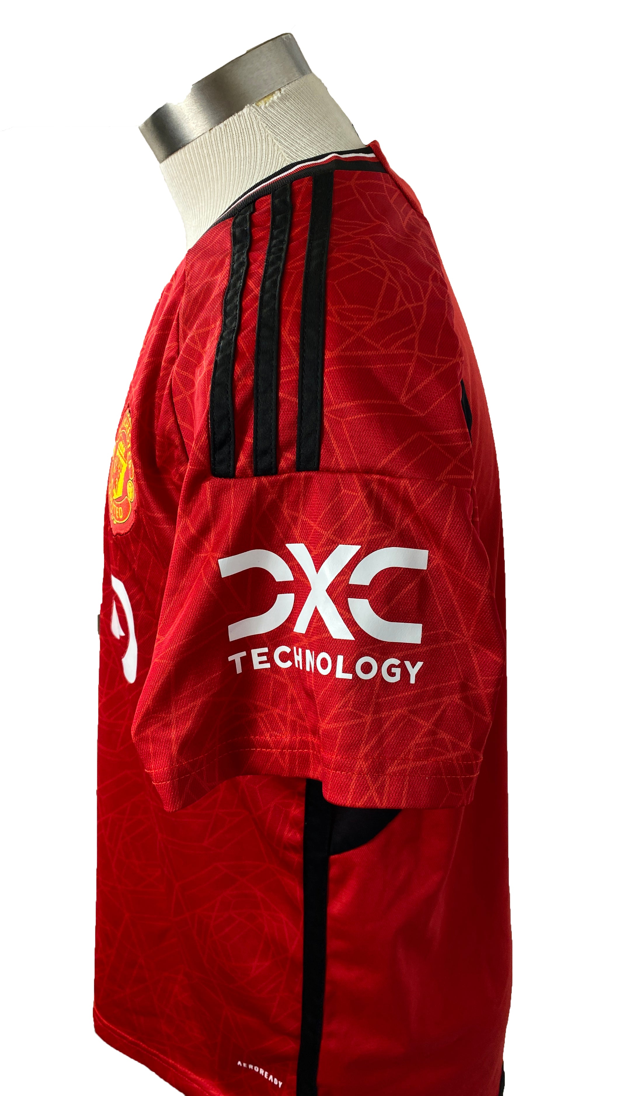 Adidas Manchester United Red Geometric Print Jersey Men's Size L