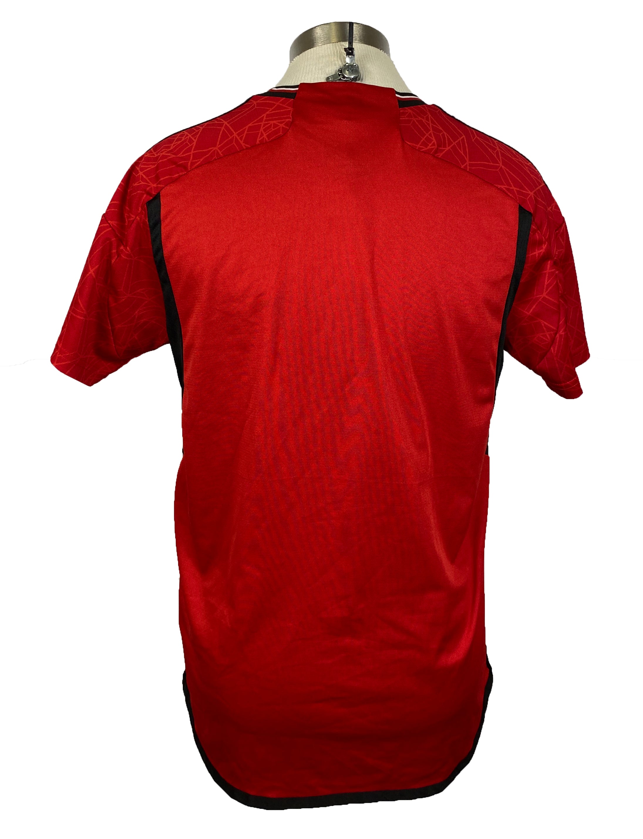 Adidas Manchester United Red Geometric Print Jersey Men's Size L