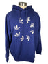 Adidas Shattered Trefoil Hoodie in Navy Blue Men's Size XL