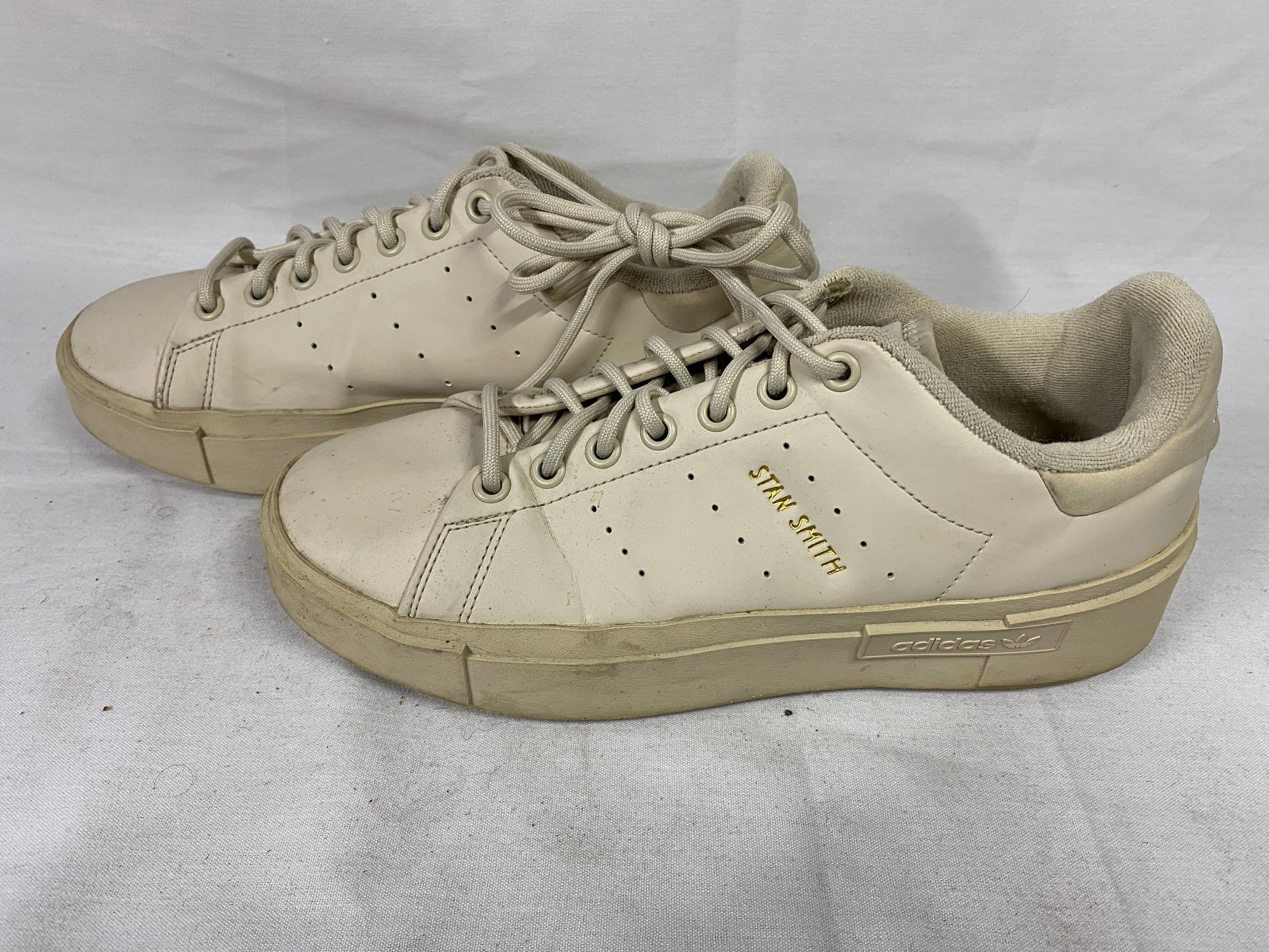 Adidas Stan Smith Bonega X Shoes in Clear Brown Women's Size 8.5