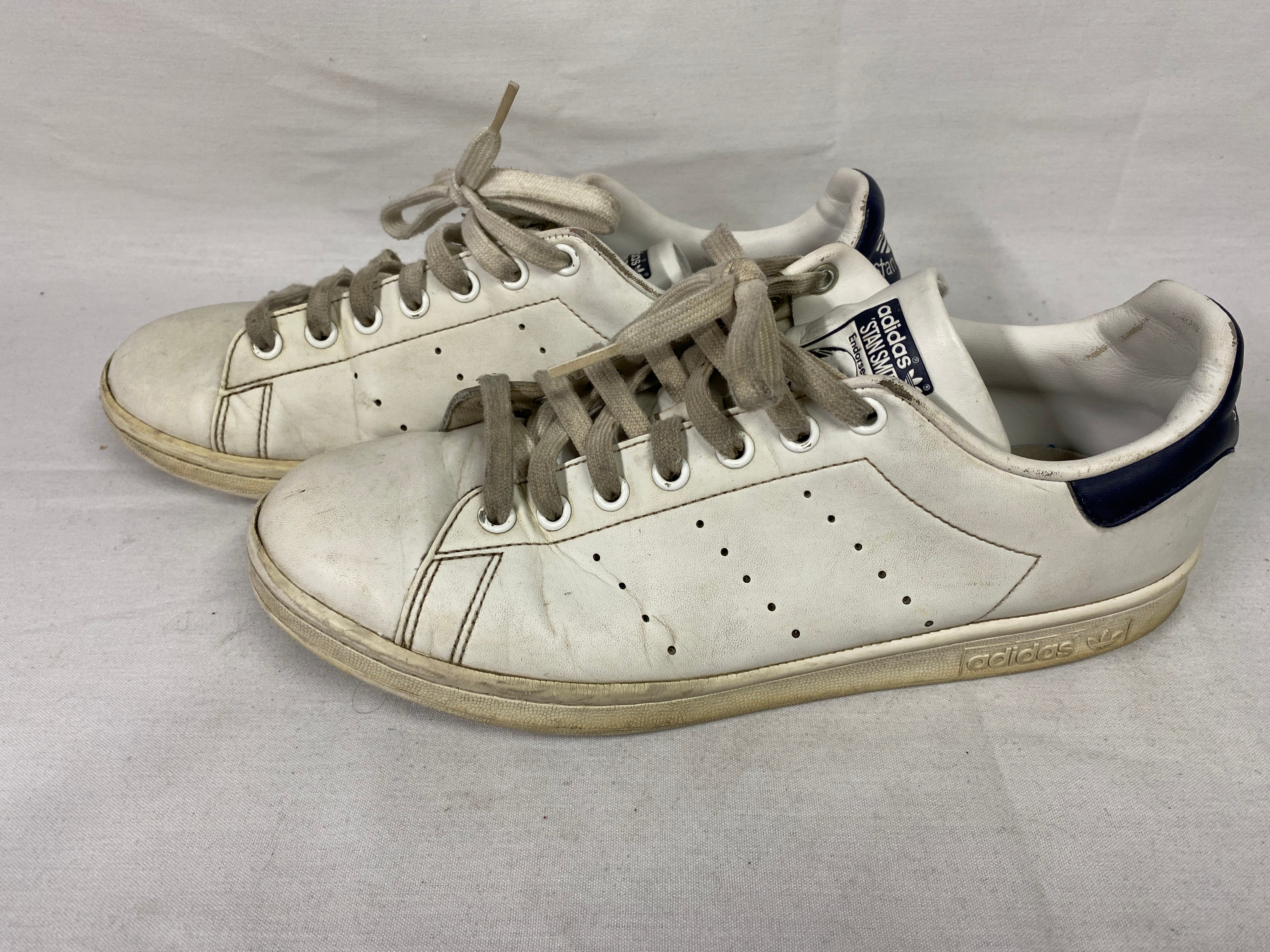 Adidas Stan Smith White Leather Sneakers Men's Size 9