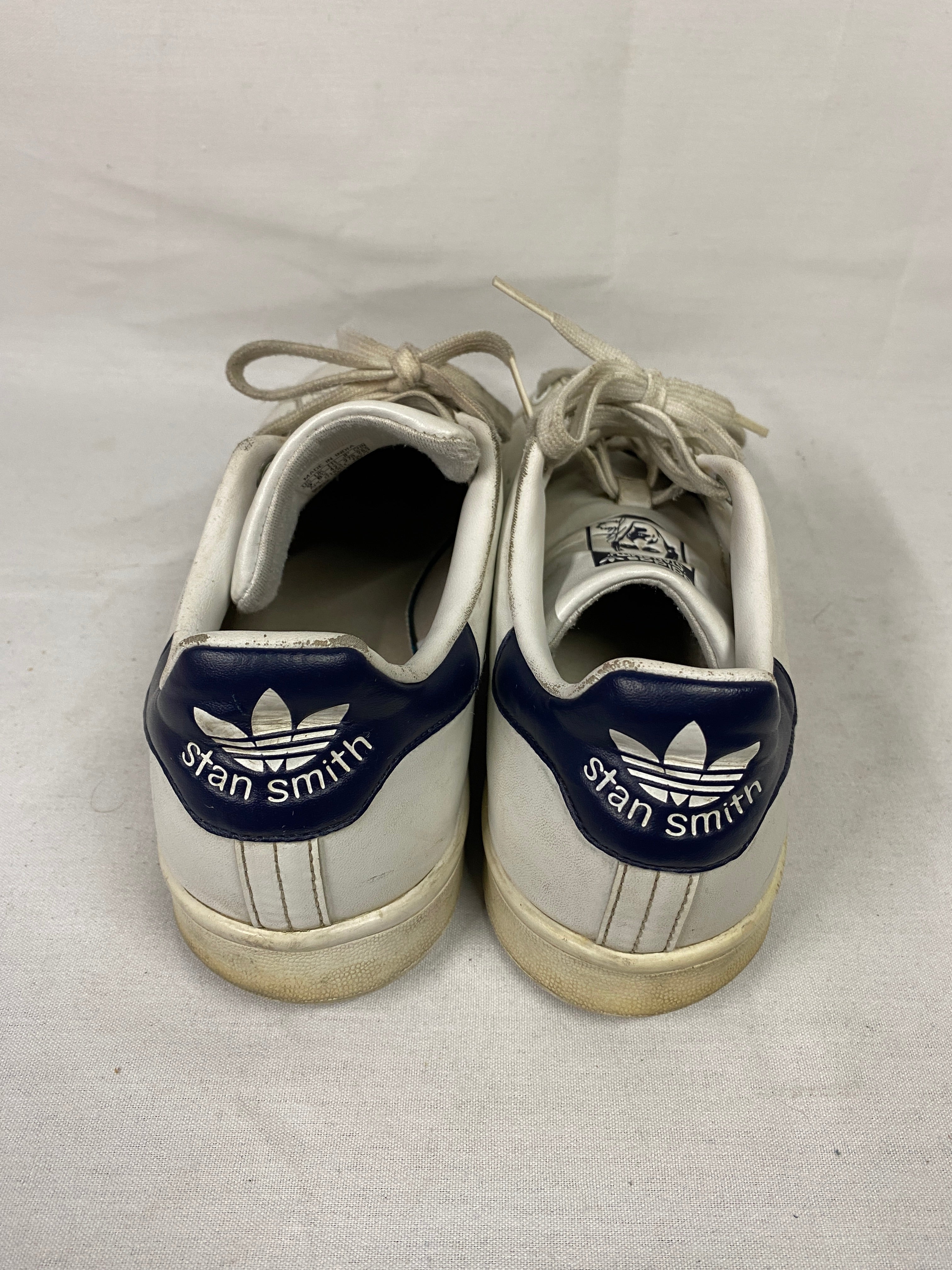 Adidas Stan Smith White Leather Sneakers Men's Size 9