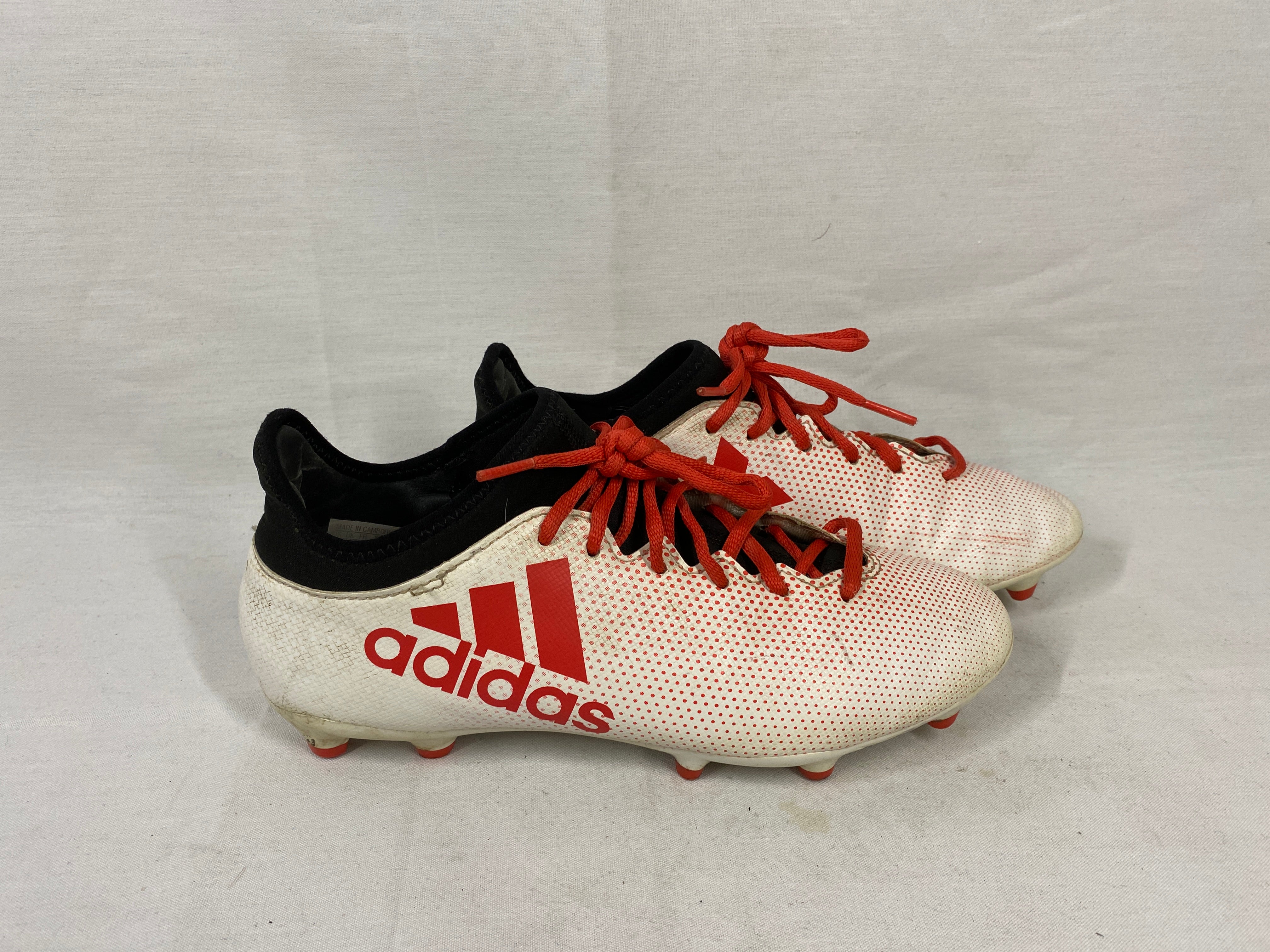 Adidas White X 17.3 FG Techfit Soccer Cleats Men's Size 7.5