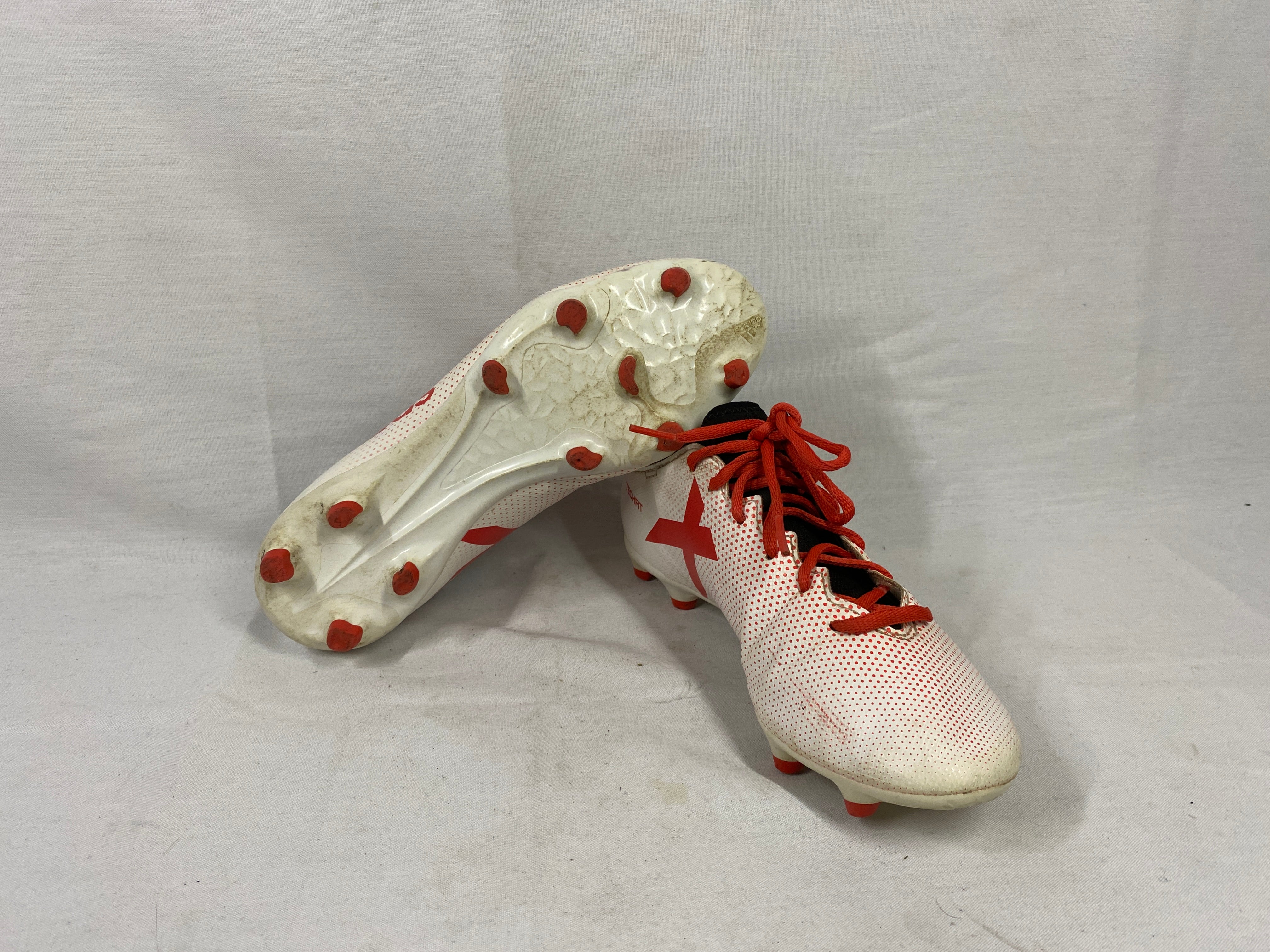 Adidas White X 17.3 FG Techfit Soccer Cleats Men's Size 7.5