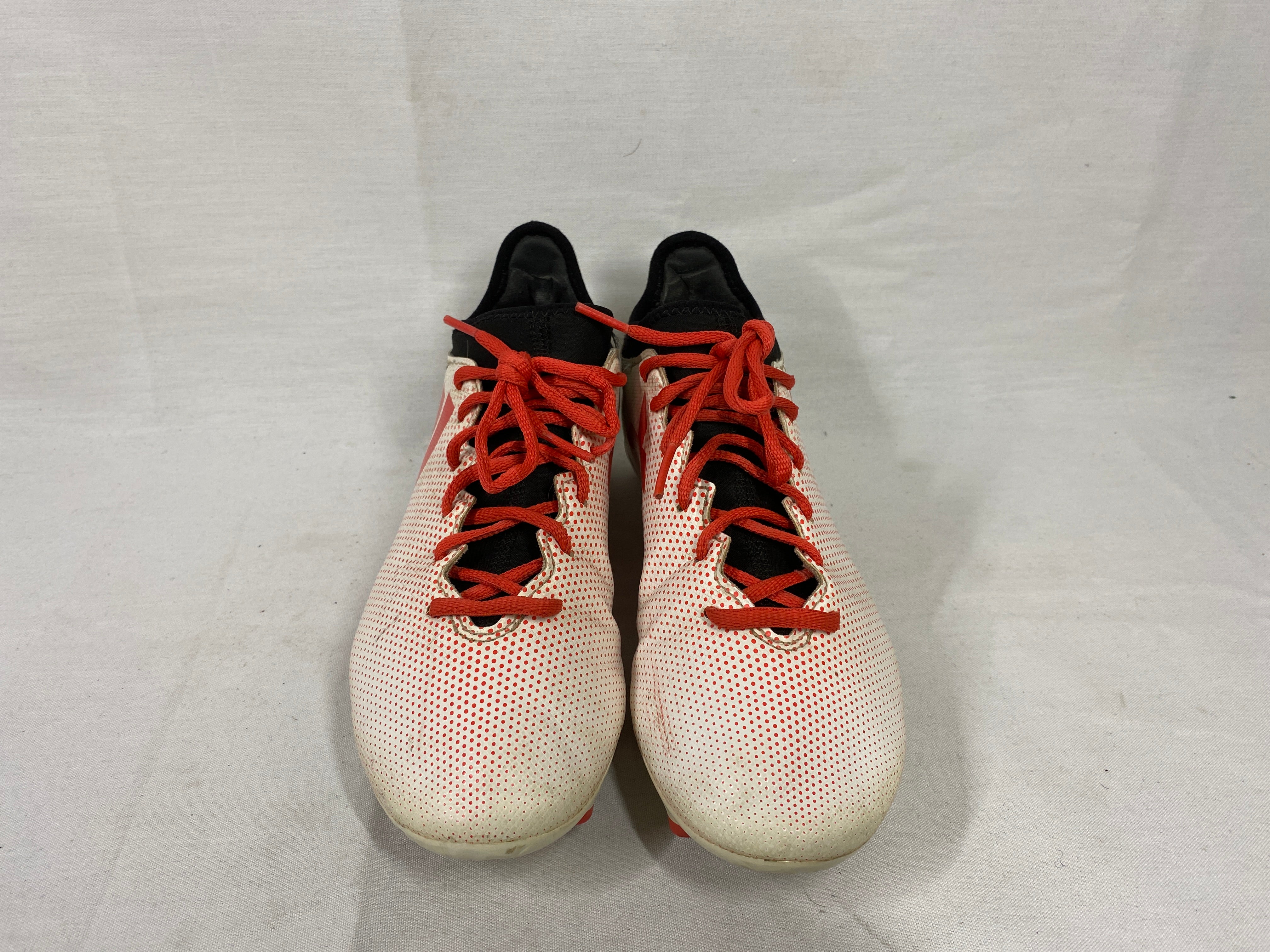Adidas White X 17.3 FG Techfit Soccer Cleats Men's Size 7.5