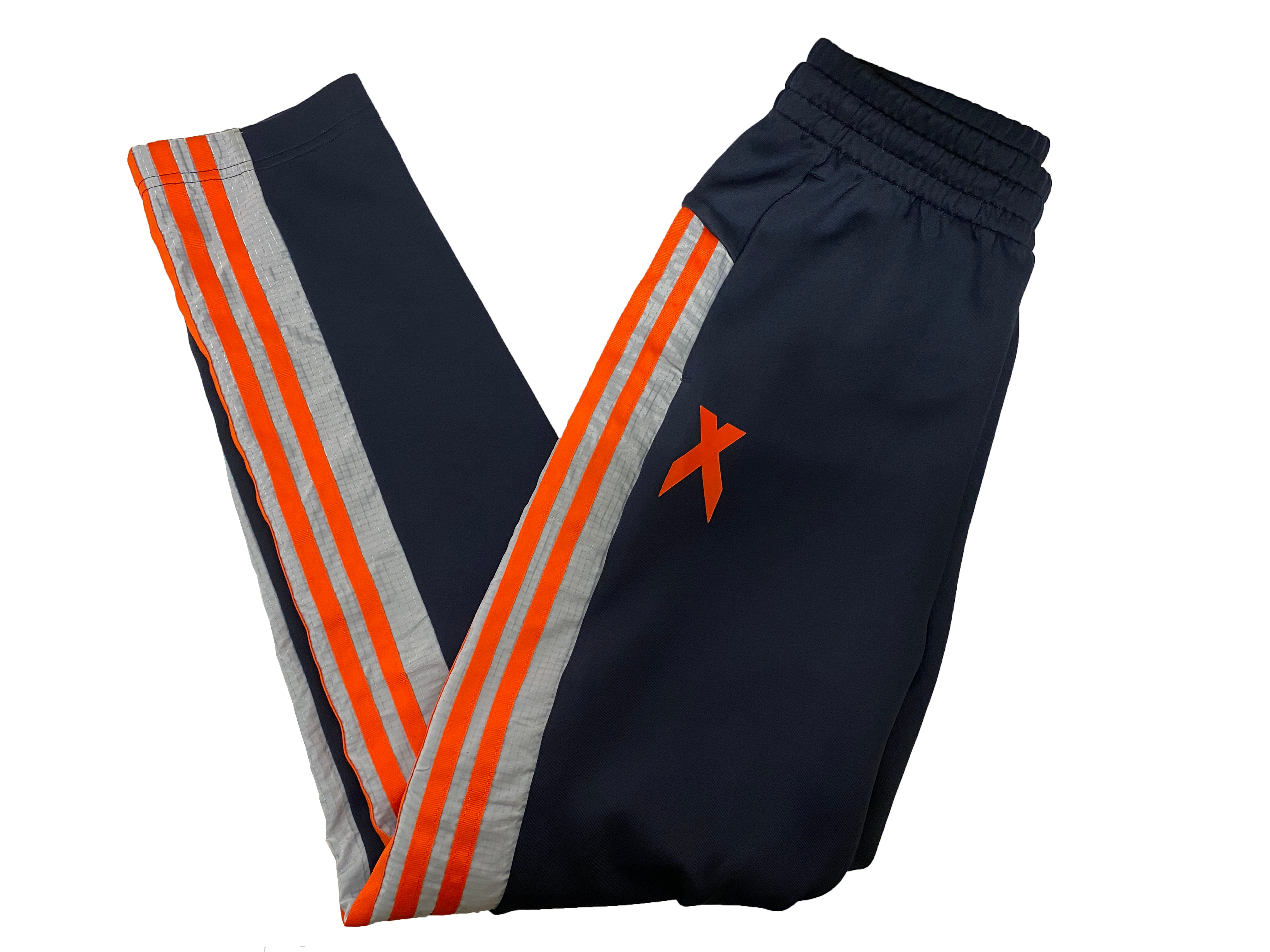 Adidas X Aeroready Youth Training Suit Set Navy Blue and Orange