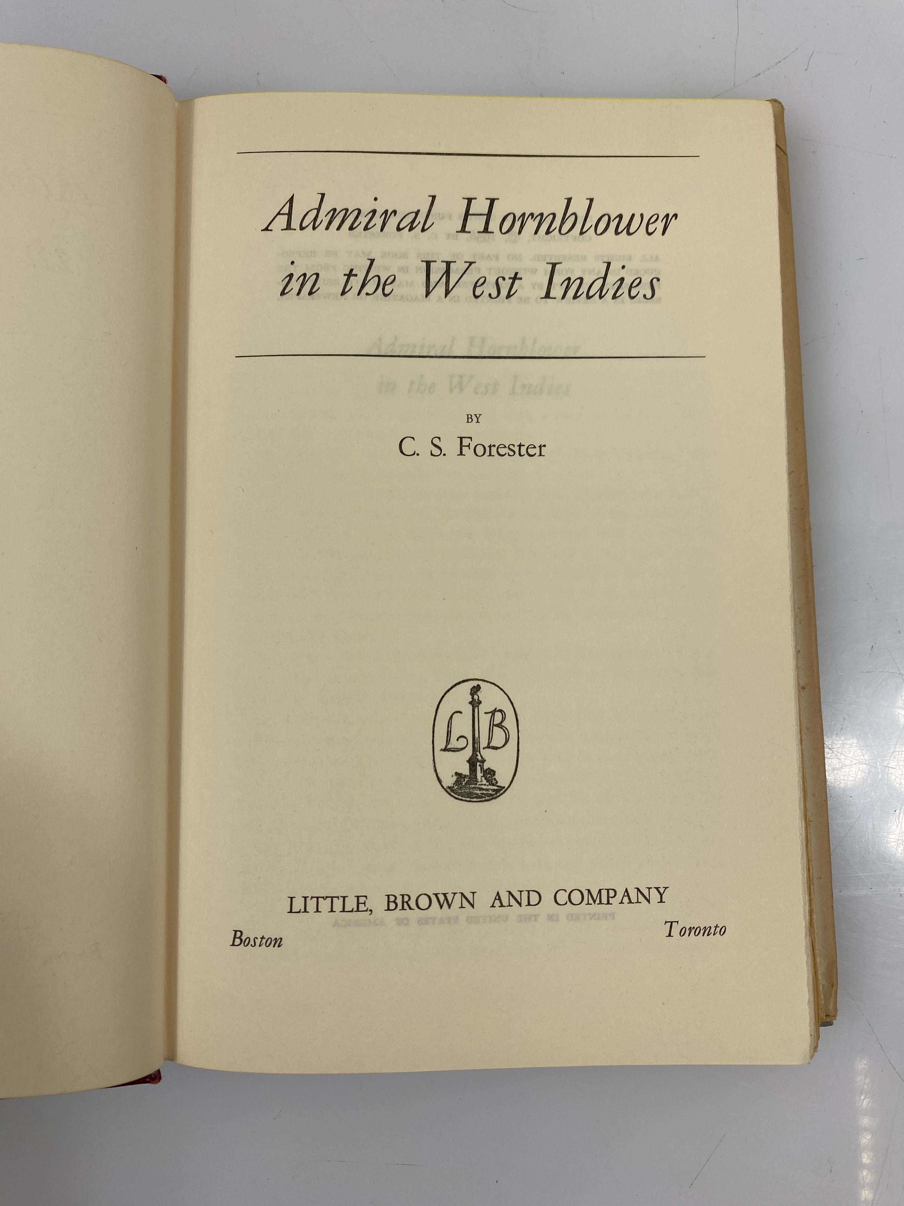 Admiral Hornblower in the West Indies C.S. Forester 1958 HCDJ